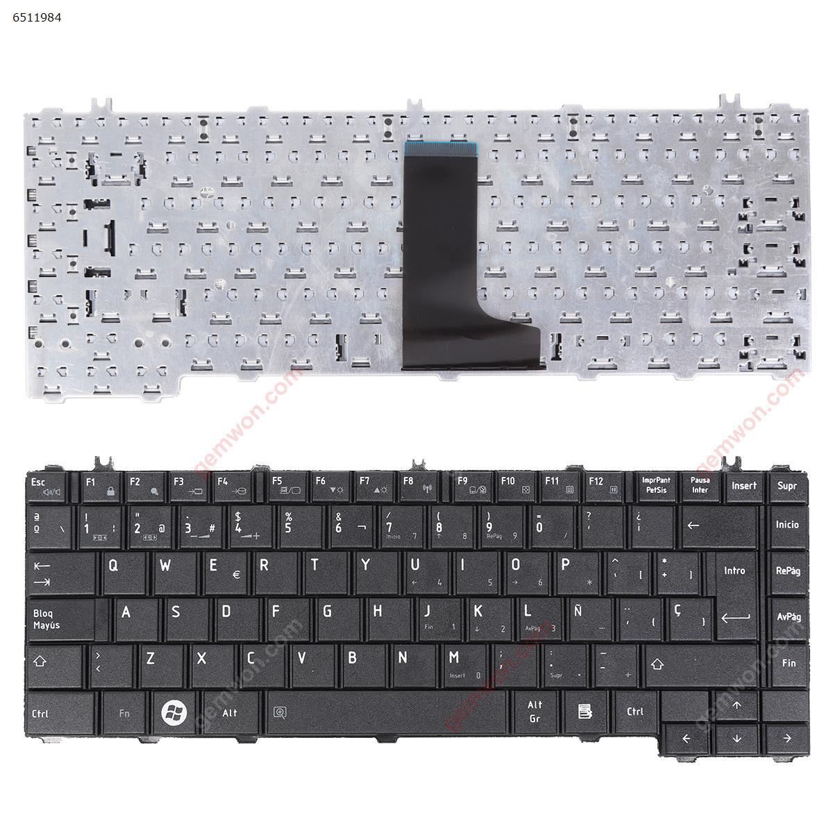 Picture of New Replacement Laptop Keyboard For TOSHIBA C600D C640 L640 L640D L645 L645D BLACK(without foil,Compatible with L600)OEM SP Layout