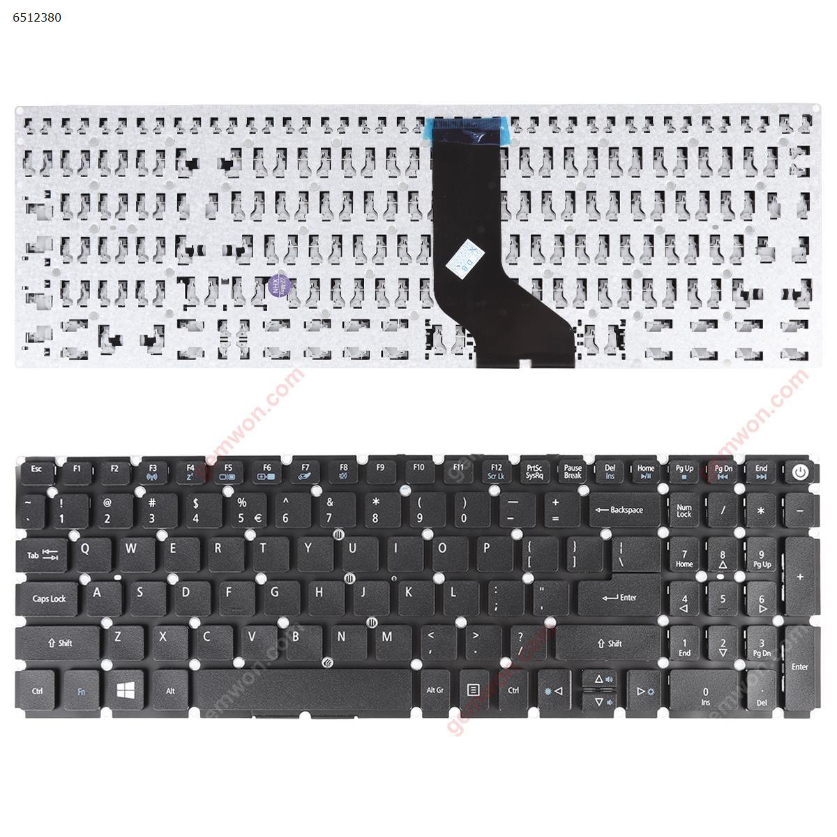 Picture of New Replacement Laptop Keyboard For Acer Aspire E5-722 E5-772 V3-574G E5-573T E5-573 E5-573G E5-573T E5-532G BLACK (Win 8) US Layout