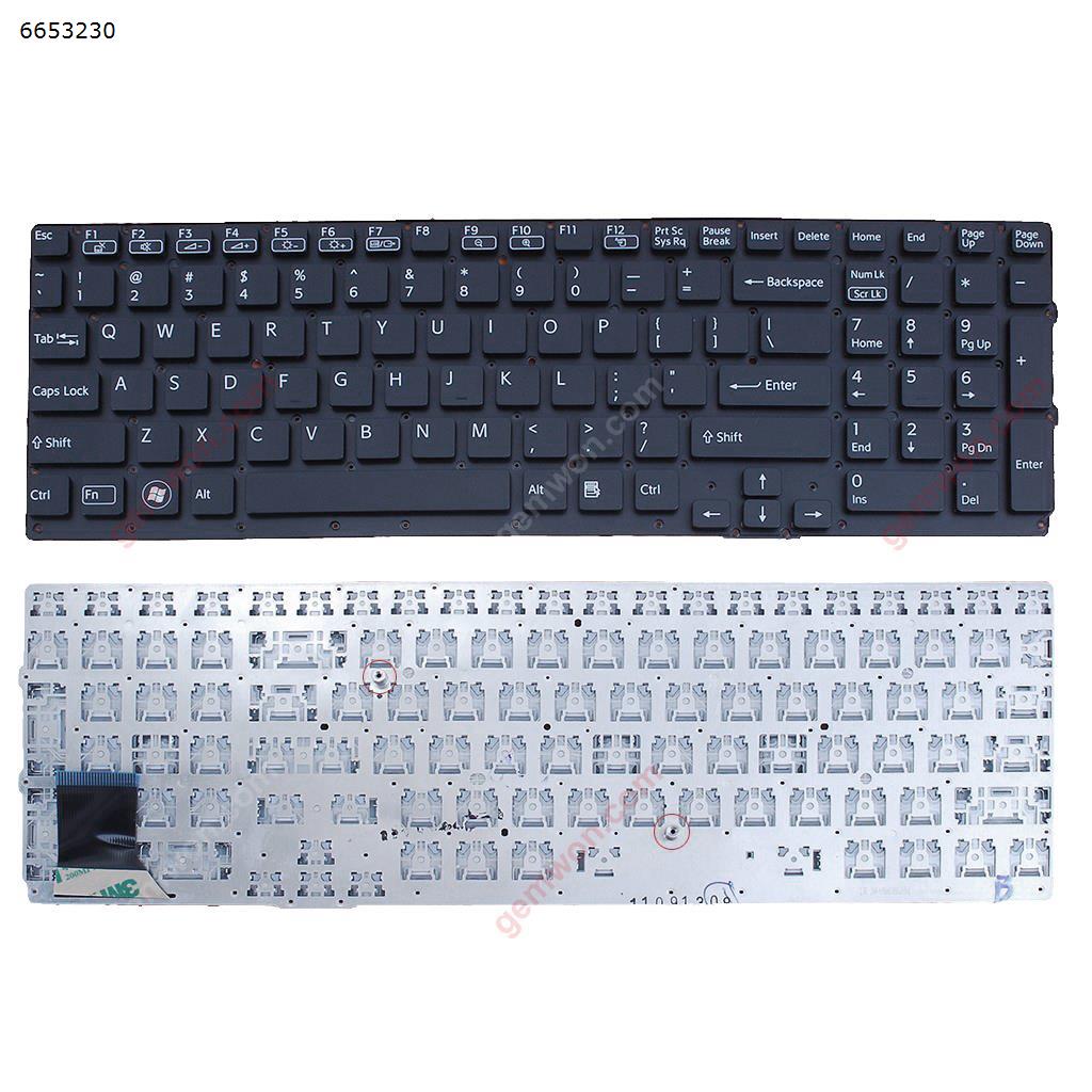 Picture of New Replacement Laptop Keyboard For Sony VPC-SE BLACK (Without FRAME) US Layout