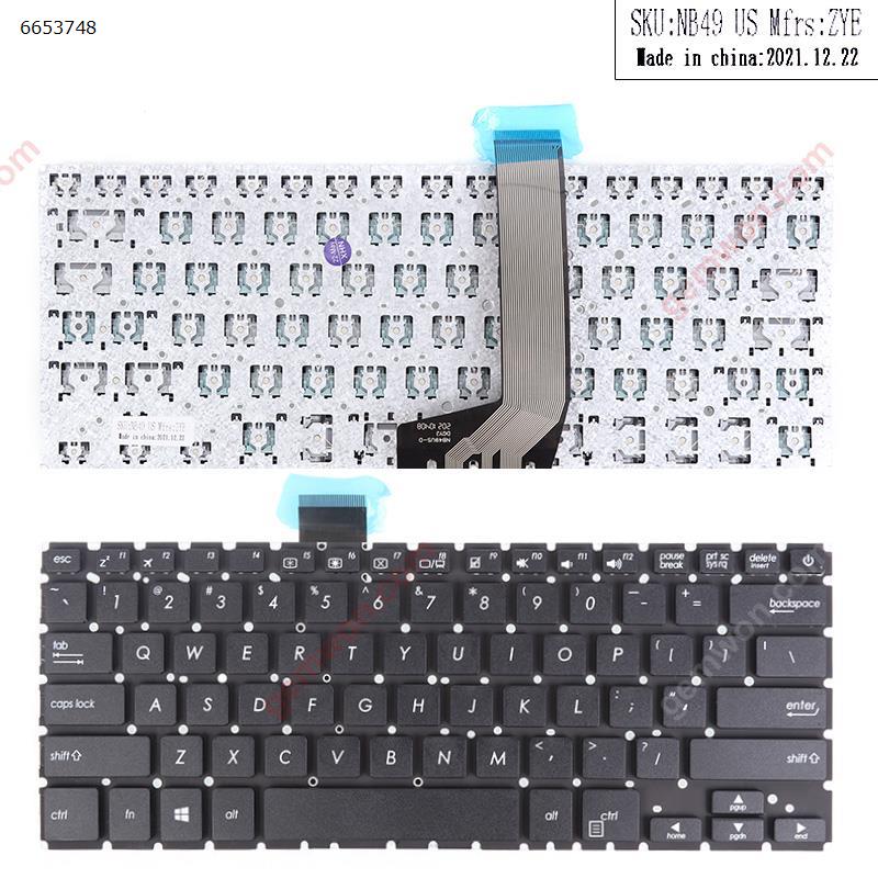 Picture of New Replacement Laptop Keyboard For ASUS X405 BLACK(For Win8) US Layout