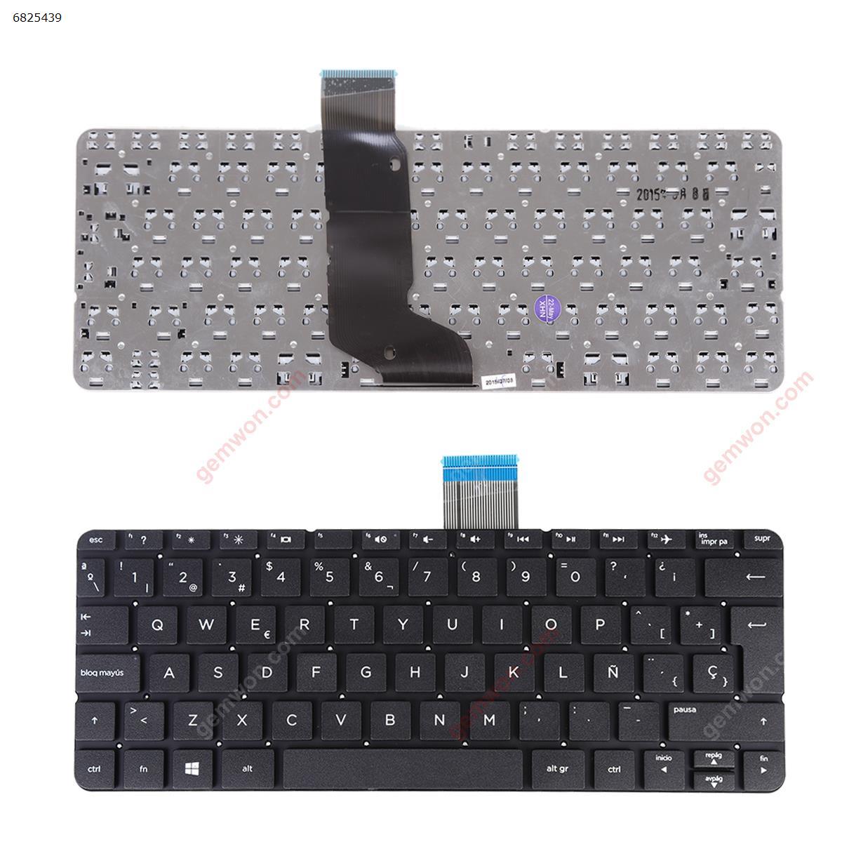 Picture of New Replacement Laptop Keyboard For HP Stream 11-AH 11-AH012DX 11-AH013WM 11-AH110NR 11-AH117WM BLACK (Win8)) SP Layout