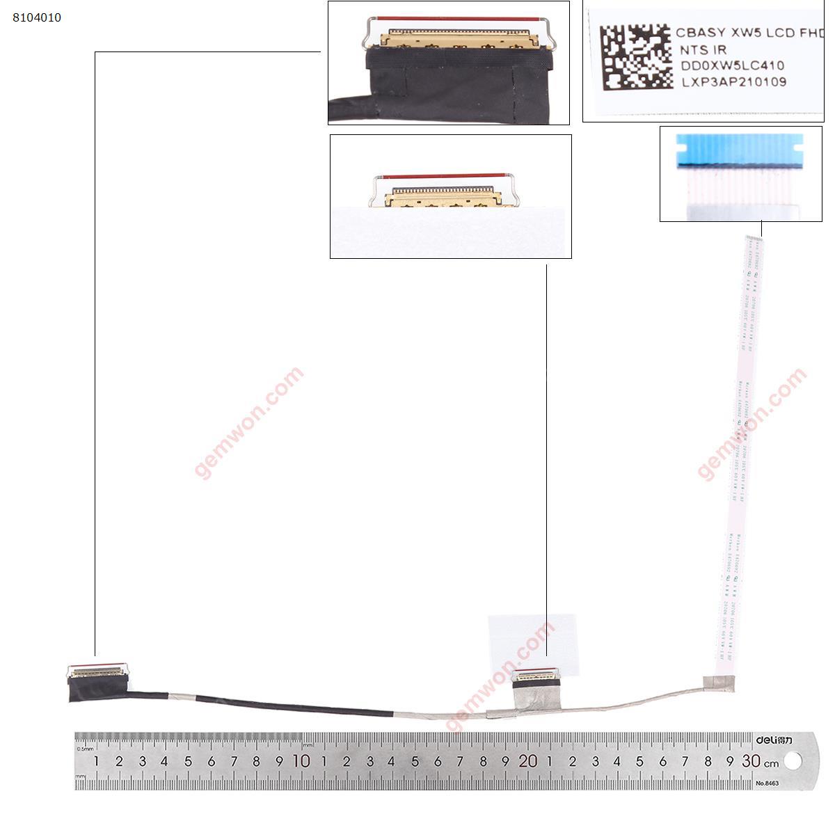 Picture of New LCD Display Screen Cable Replacement  For HP zbook 15 Power g7 xw5 RGB  30Pin.
