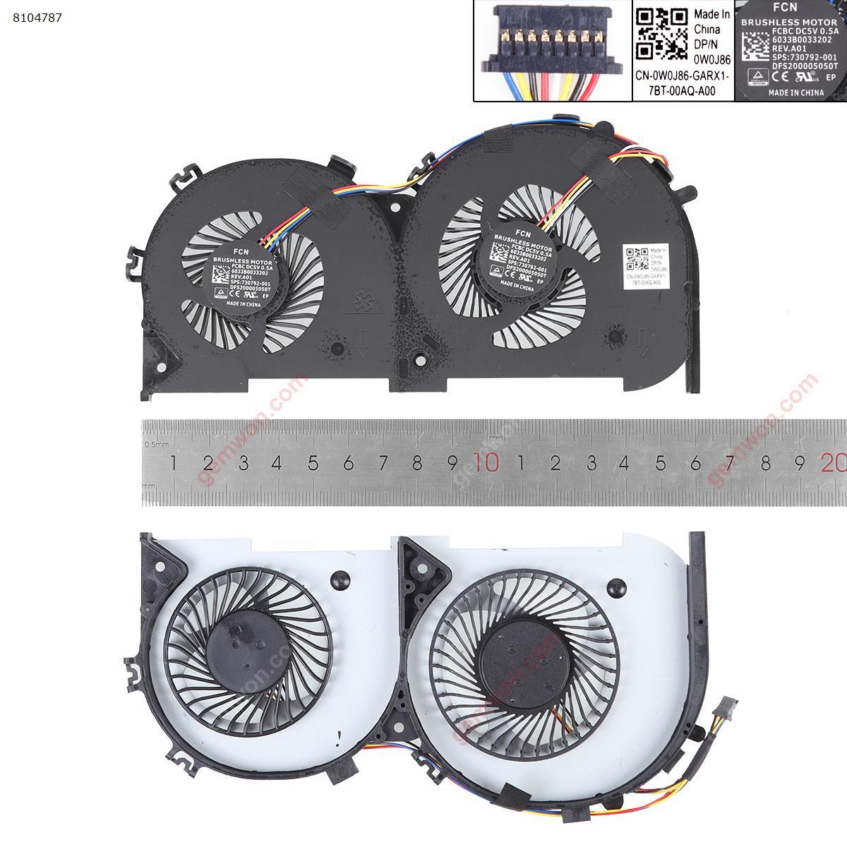 Picture of New Replacement CPU Cooling Fan For Lenovo IdeaPad 700 700-15ISK 700-17isk （CPU fan，high copy）. DFS2001059A0T Layout