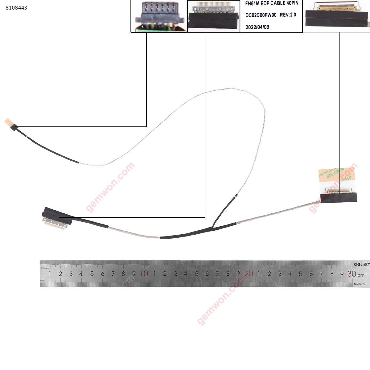 Picture of New LCD Display Screen Cable Replacement  For ACER AN515-44 an515-45-55.