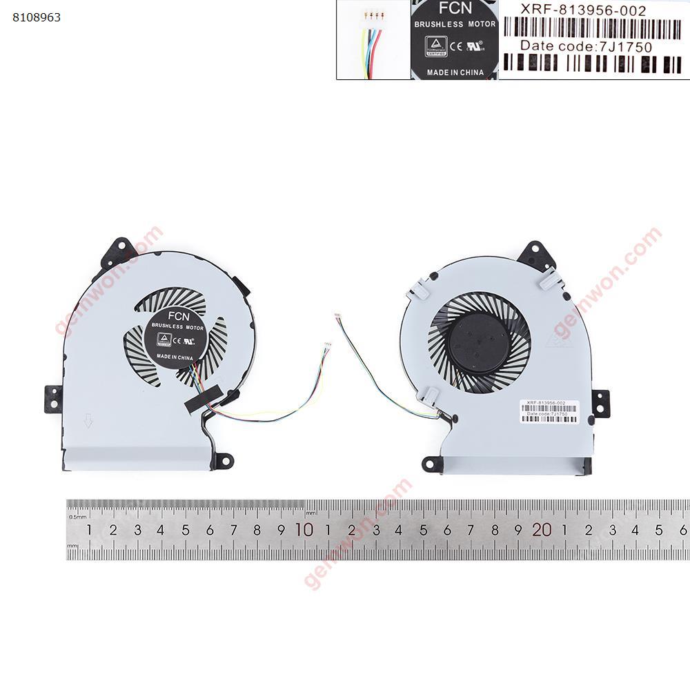 Picture of New Replacement CPU Cooling Fan For ASUS X541 X541JL （high copy）. N/A Layout