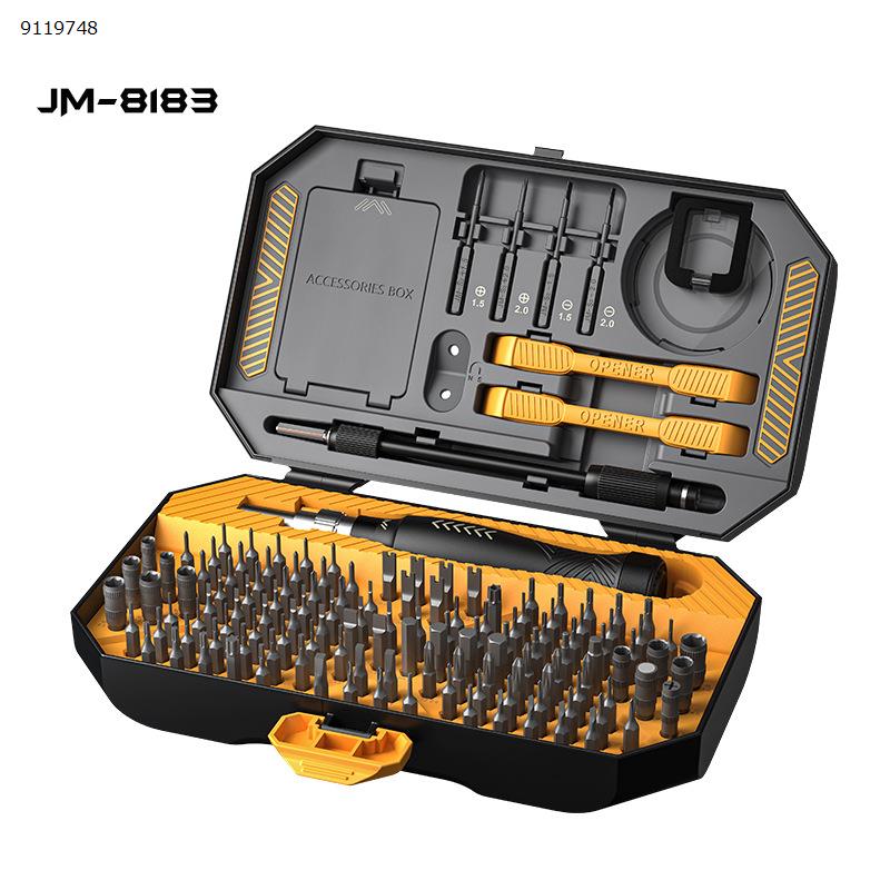 Picture of Jackly JM-8183 Screwdriver Set Mobile Computer Game Machine Toy Repair Tool Combination Screwdriver Boxed Black