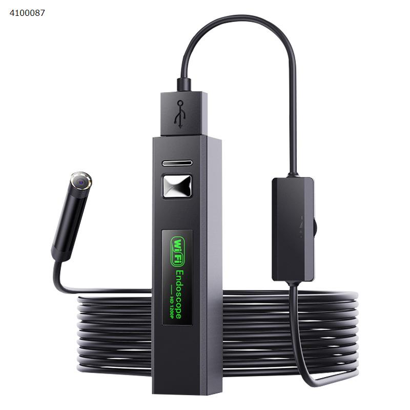 Picture of Wifi Endoscope IP68 Waterproof Wireless Borescope 1200P HD Inspection Camera with 2.0MP, 8mm Lens and Semi-Rigid Snake Camera for IOS and Android, iPhone, Samsung,(3.5M) Tablet-(11.5FT)