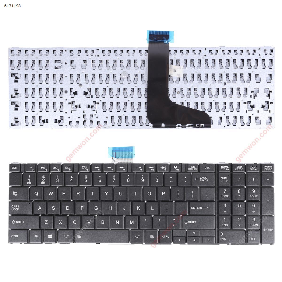 Picture of New Replacement Laptop Keyboard For TOSHIBA C850 BLACK(Without Foil For Win8,OEM) US Layout