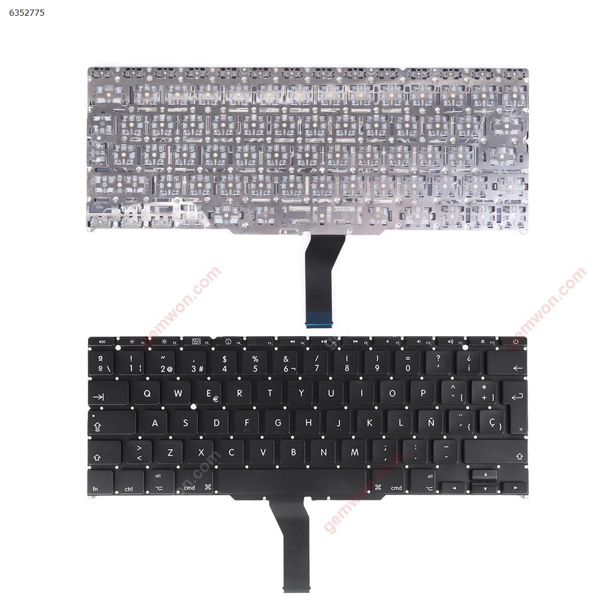 Picture of New Replacement Laptop Keyboard For Apple Macbook Air A1370 11.6" BLACK(For 2010,without Backlit) SP Layout
