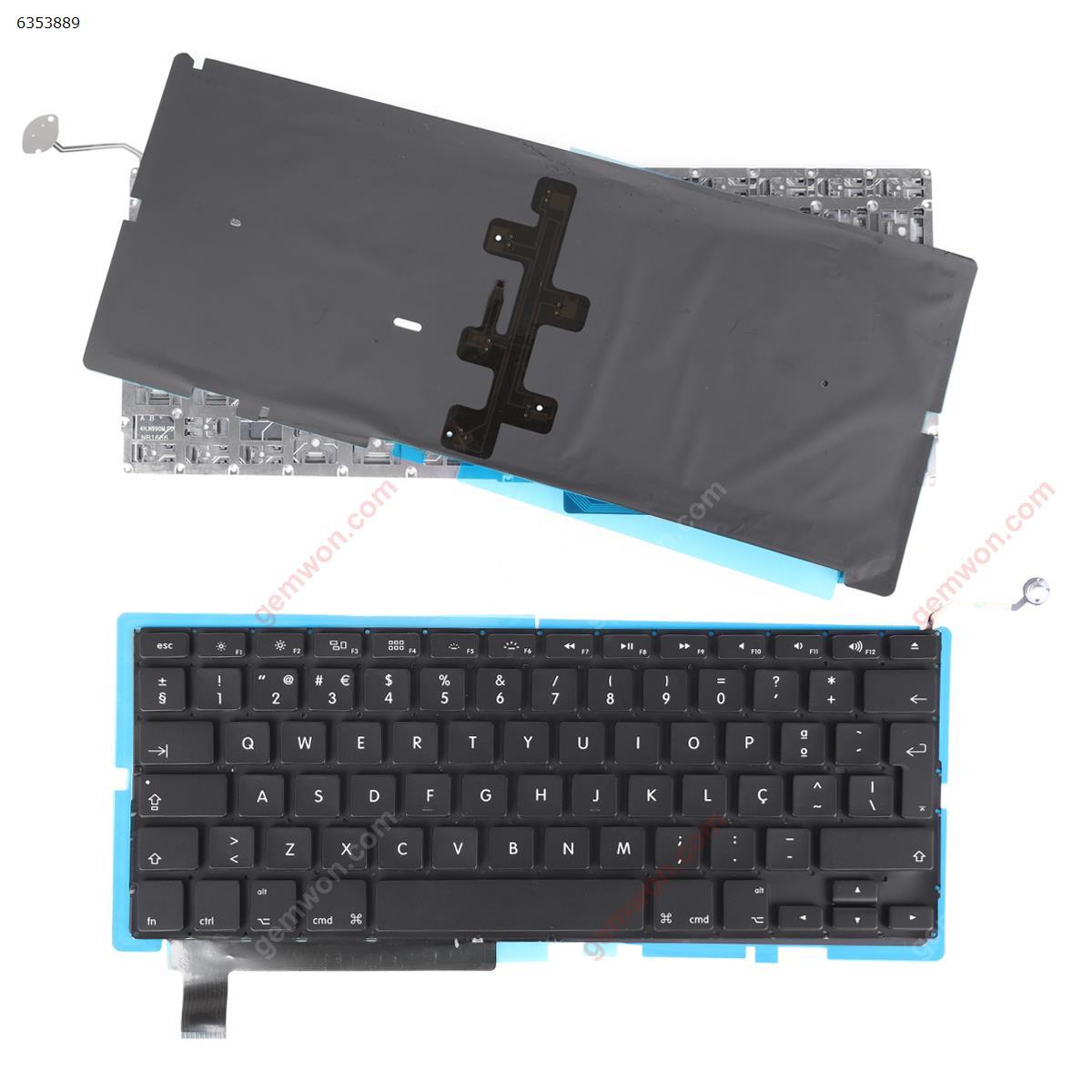 Picture of New Replacement Laptop Keyboard For APPLE Macbook Pro A1286 BLACK(With Backlit Board) PO Layout