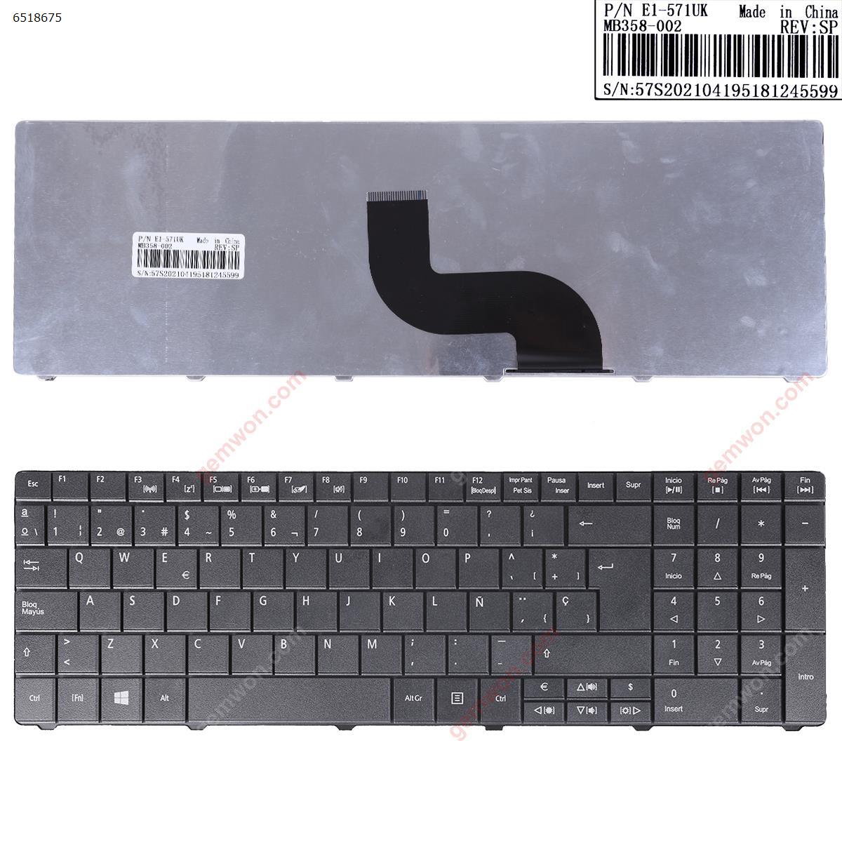 Picture of New Replacement Laptop Keyboard For ACER TM8571 E1-521 E1-531 E1-531G E1-571 E1-571G BLACK(For Win8) SP Layout