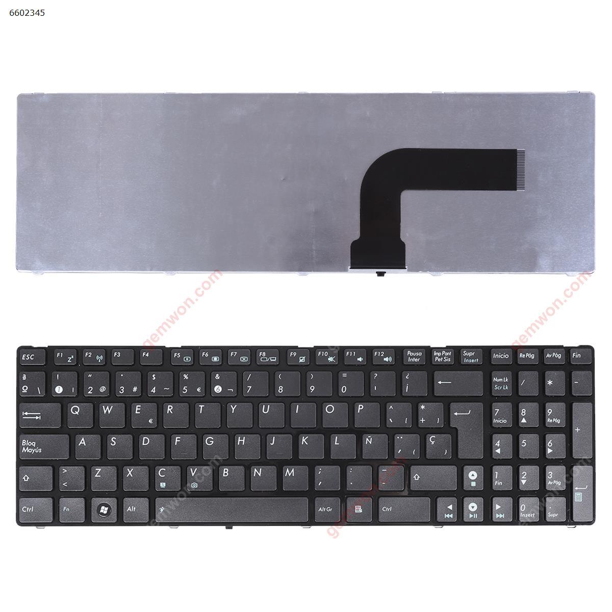 Picture of New Replacement Laptop Keyboard For ASUS G60 GLOSSY FRAME BLACK OEM SP Layout