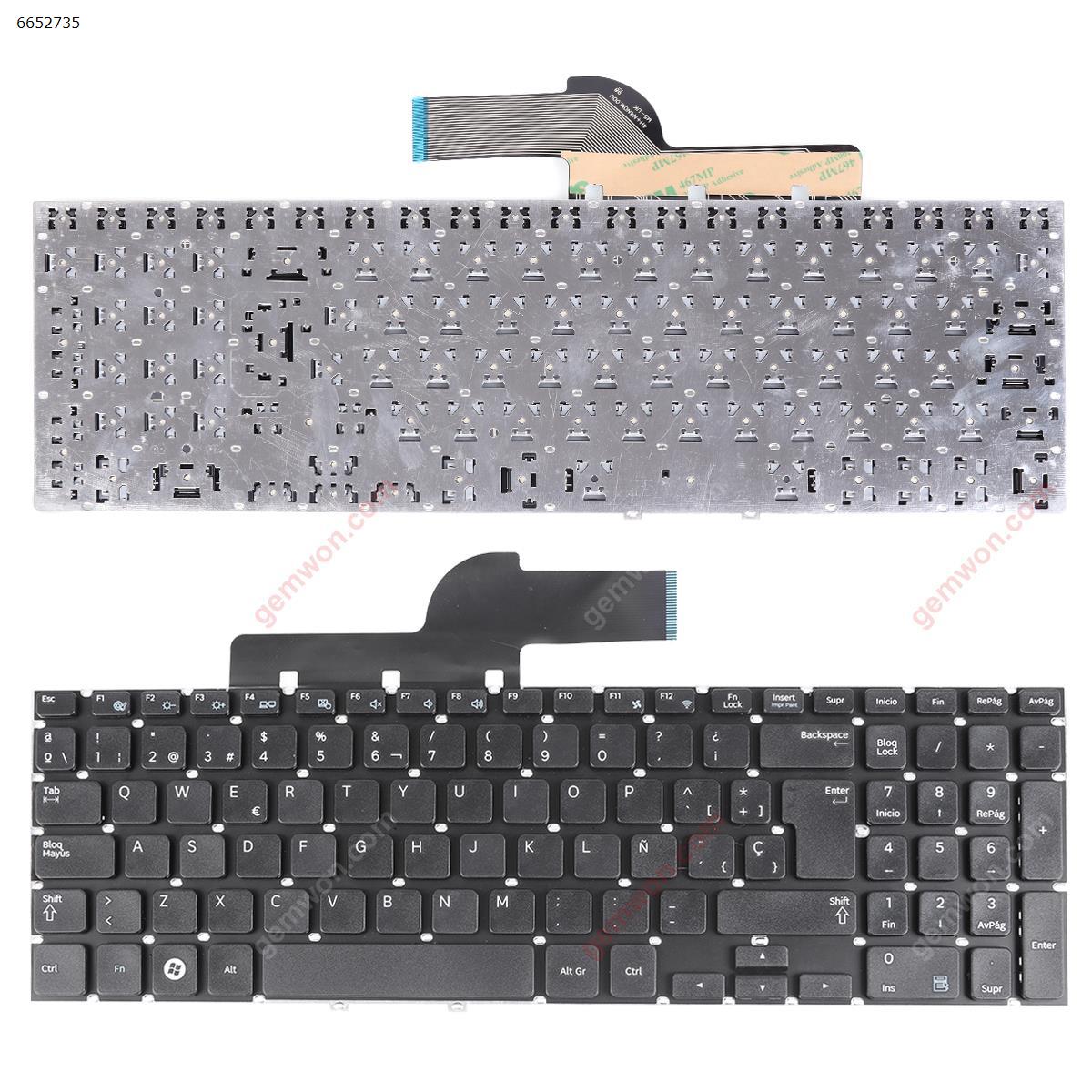 Picture of New Replacement Laptop Keyboard For SAMSUNG 300 Series 15.6" NP355V5C BLACK( Win8) SP Layout