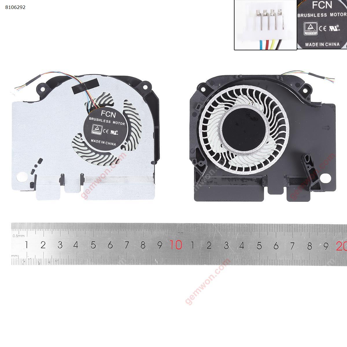 Picture of New Replacement CPU Cooling Fan For Xiaomi Pro 15.6" GTX Version，GTX1050 5V(Right side，High copy）. N/A Layout
