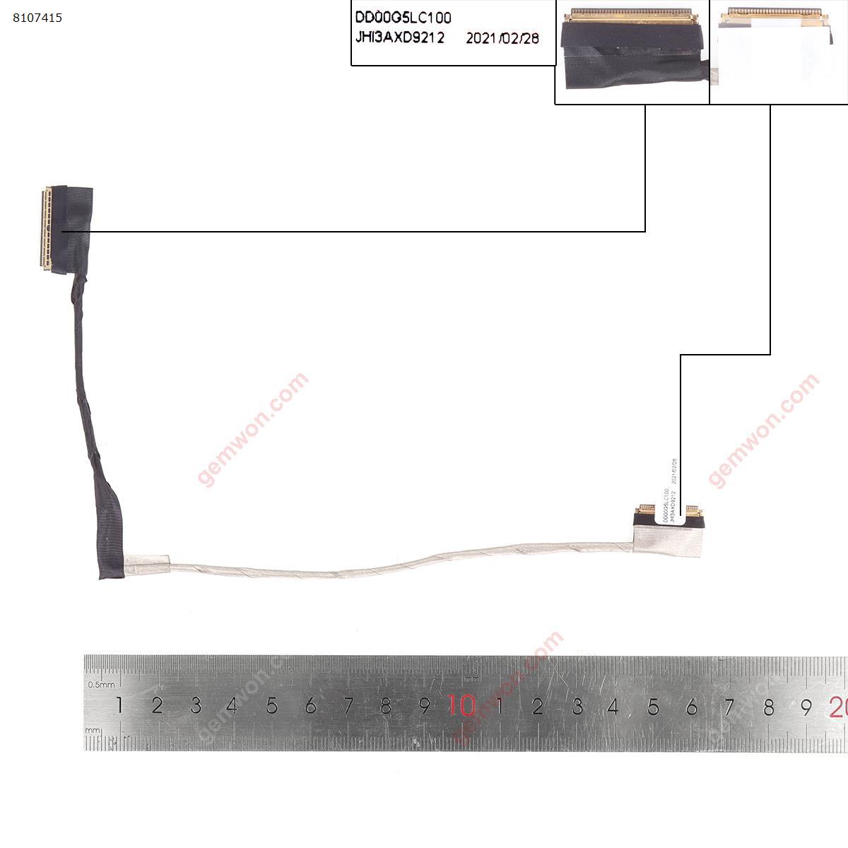 Picture of New LCD Display Screen Cable Replacement  For HP Chromebook 11 G7 EE 30pin.