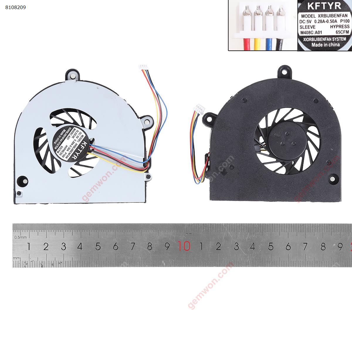 Picture of New Replacement CPU Cooling Fan For TOSHIBA Satellite P775 (4Pin) OEM N/A Layout