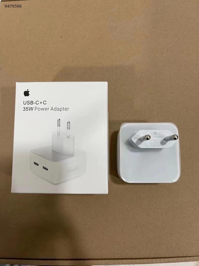 Picture of 35W dual USB-C end port small power source suitable device suitable for apple 13 TYPE-C PD free charging hand desk charger European