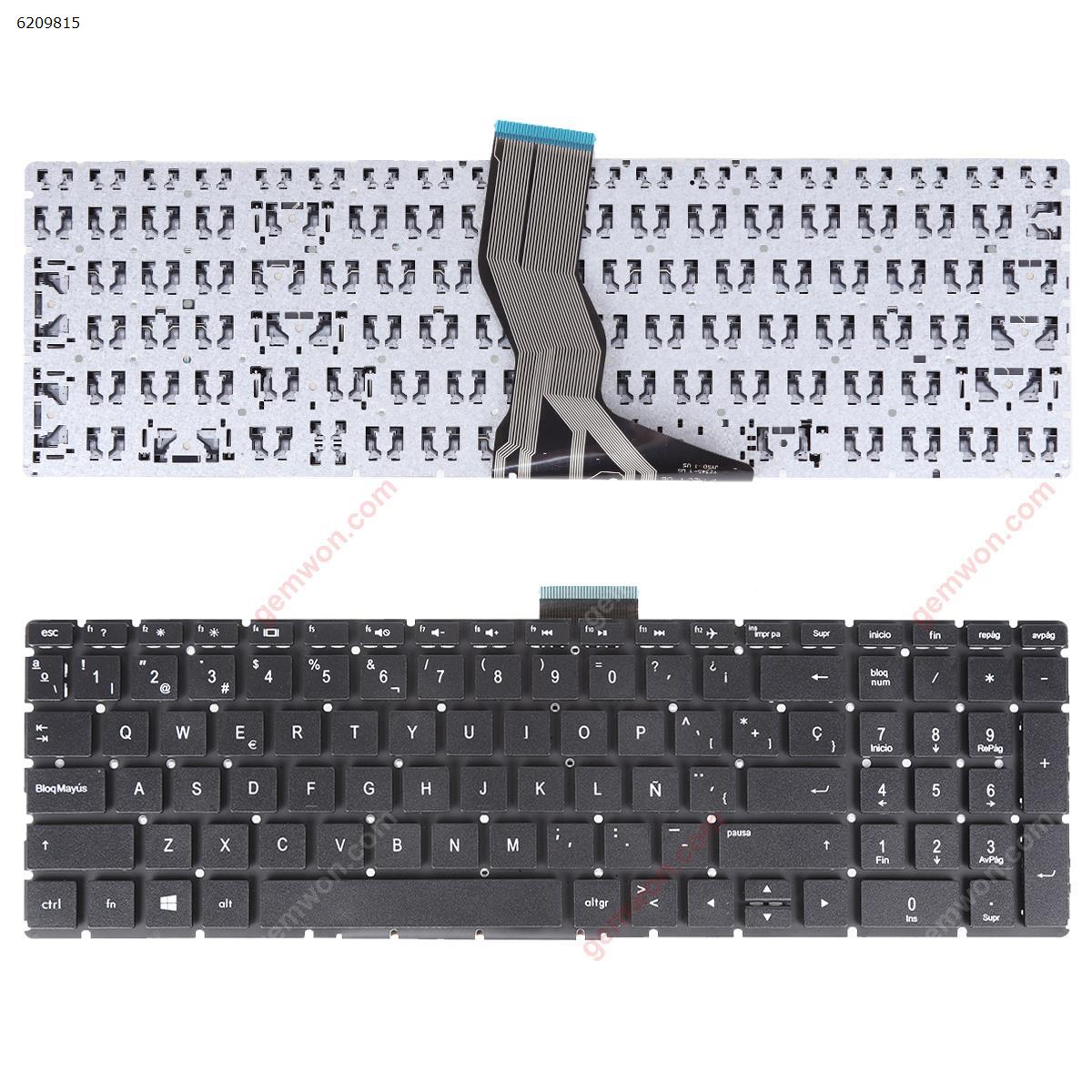 Picture of New Replacement Laptop Keyboard For HP Pavilion 15-BS BLACK(Without FRAME，Small Enter,WIN8) SP Layout