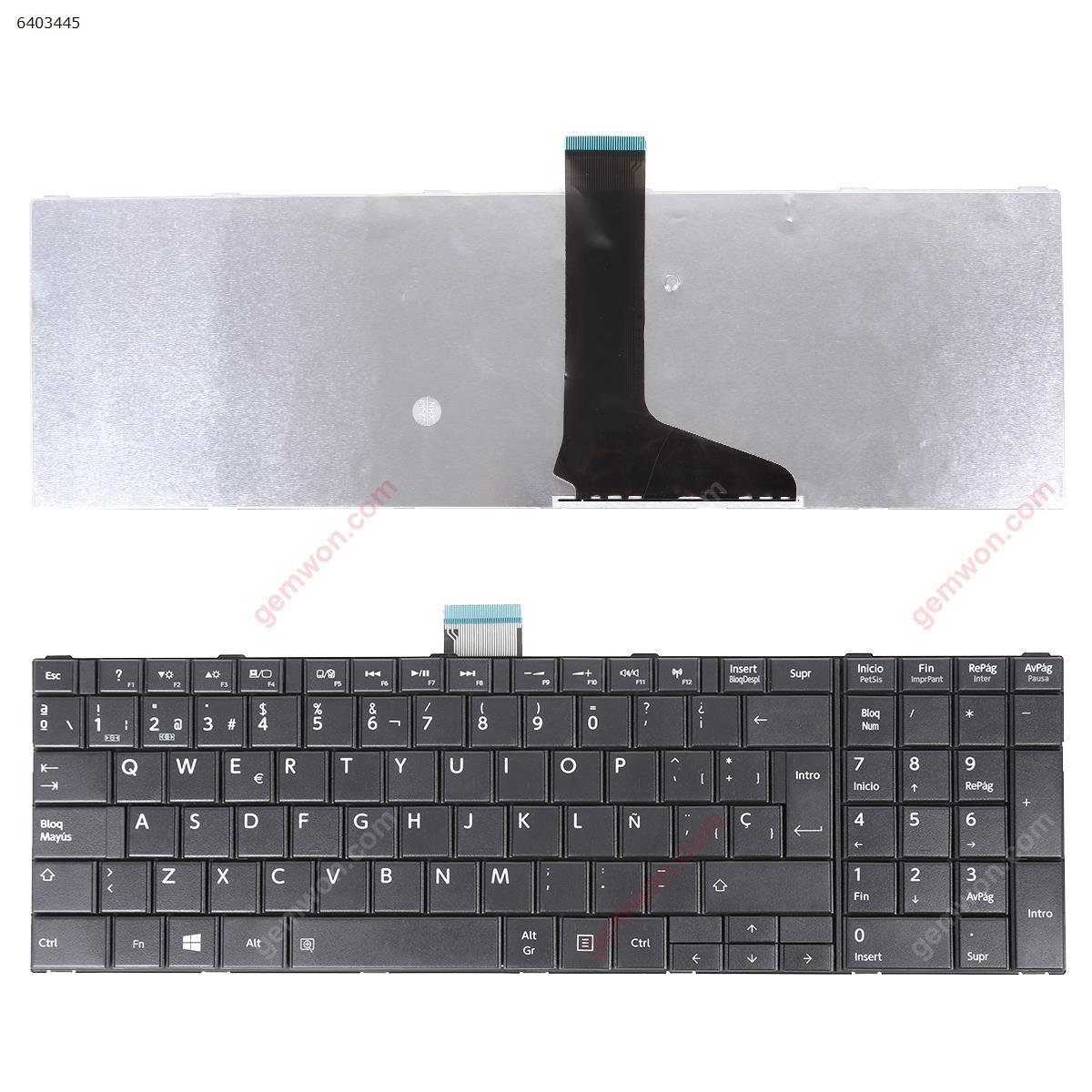 Picture of New Replacement Laptop Keyboard For TOSHIBA C850 BLACK(For Win8,OEM) SP Layout