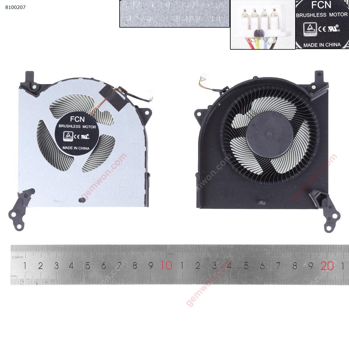 Picture of New Replacement CPU Cooling Fan For LENOVO 2020 R7000 Y550-15 Y7000P GPU 5V，ORG DFS5K323161A1C Layout