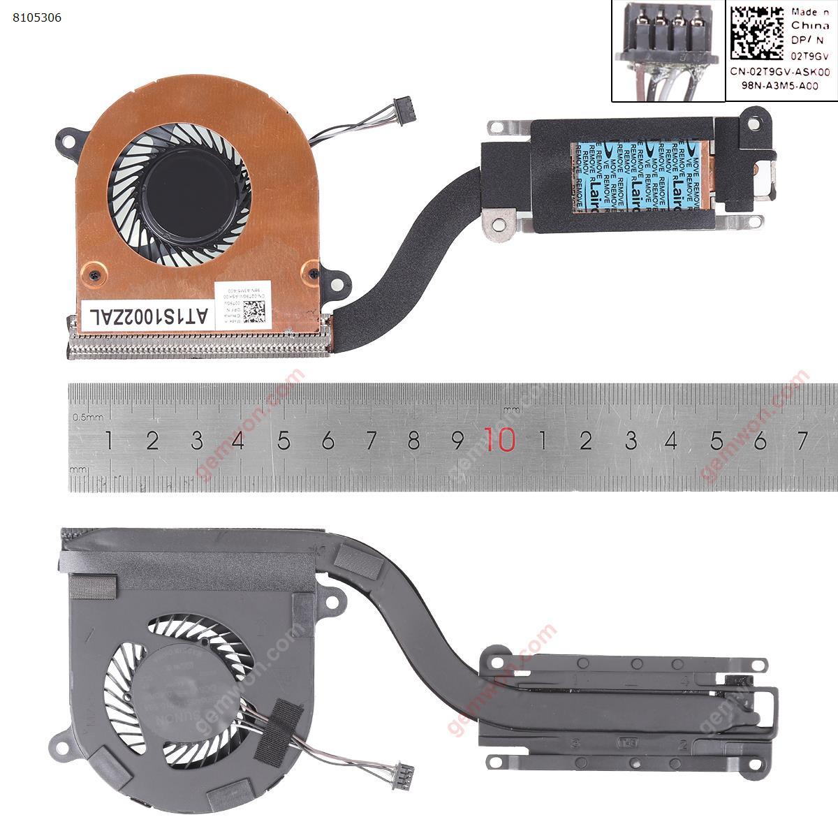 Picture of New Replacement CPU Cooling Fan For Dell Latitude 7480 7490  With Heatsink (CPU Fan) 02T9GV Layout