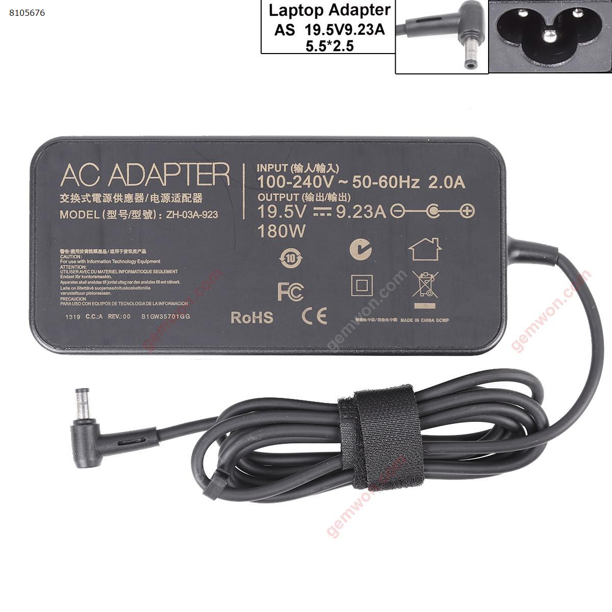 Picture of AC Adapter Asus 19.5V 9.23A 180W Φ5.5x2.5mm（High copy）.