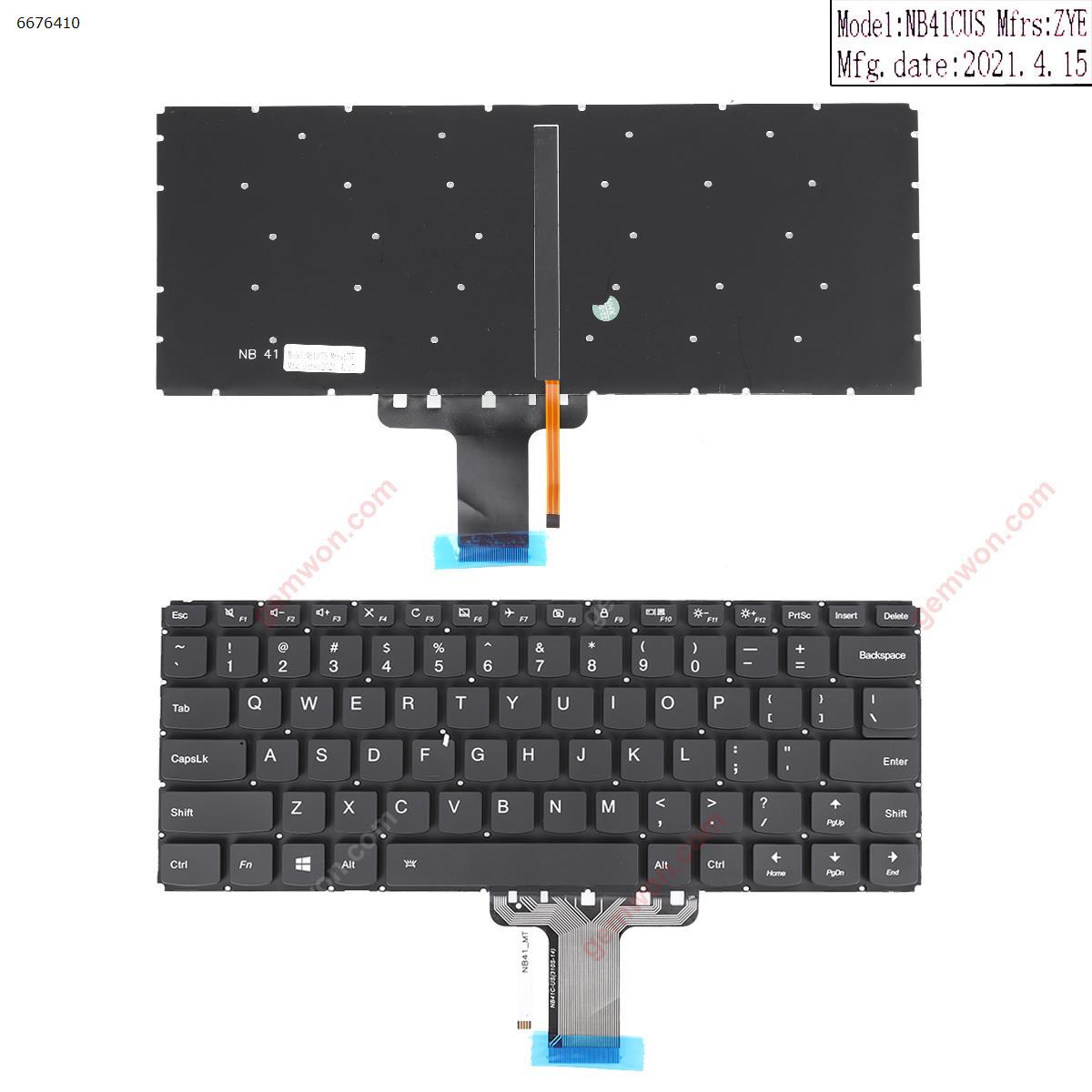 Picture of New Replacement Laptop Keyboard For lenovo Ideapad 310S-14 310S-14ISK 510S-14IKB 710S-14 BLACK win8(Backlit,Without FRAME) US Layout