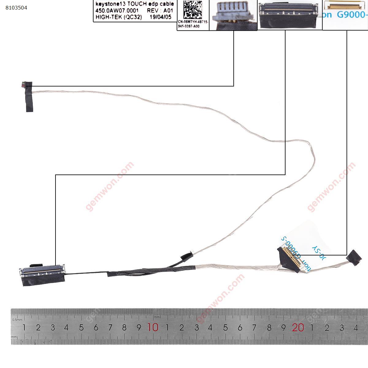 Picture of New LCD Display Screen Cable Replacement  For Dell  Latitude 13 3380 E3380 ，With touch.