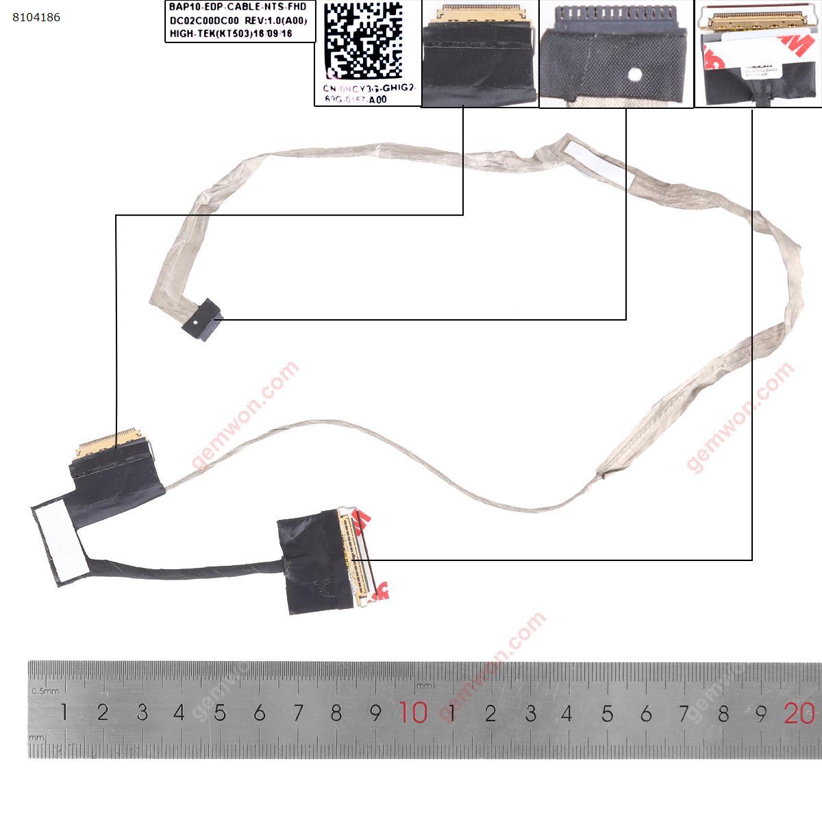 Picture of New LCD Display Screen Cable Replacement  For DELL Alienware 15 R3 R4 R5 ，ORG