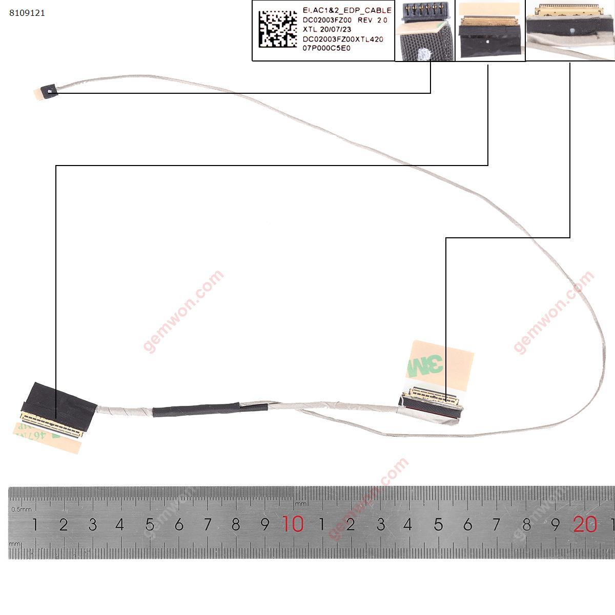 Picture of New LCD Display Screen Cable Replacement  For Lenovo 14e Chromebook
