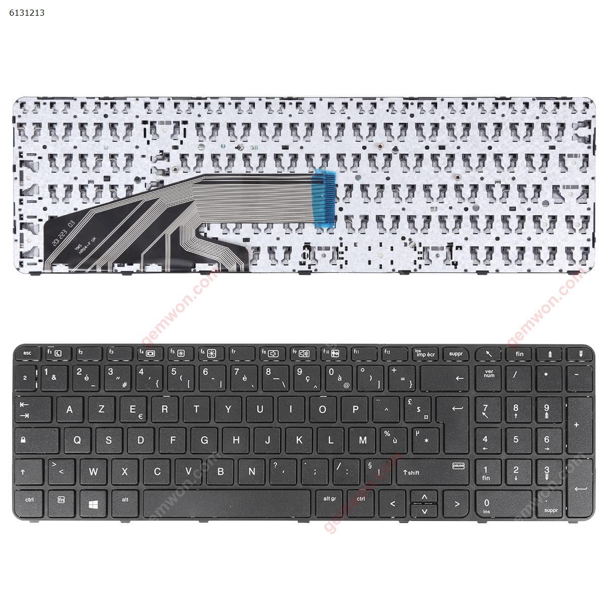 Picture of New Replacement Laptop Keyboard For HP ProBook 450 G3 455 G3 470 G3 BLACK FRAME BLACK WIN8 OEM FR Layout