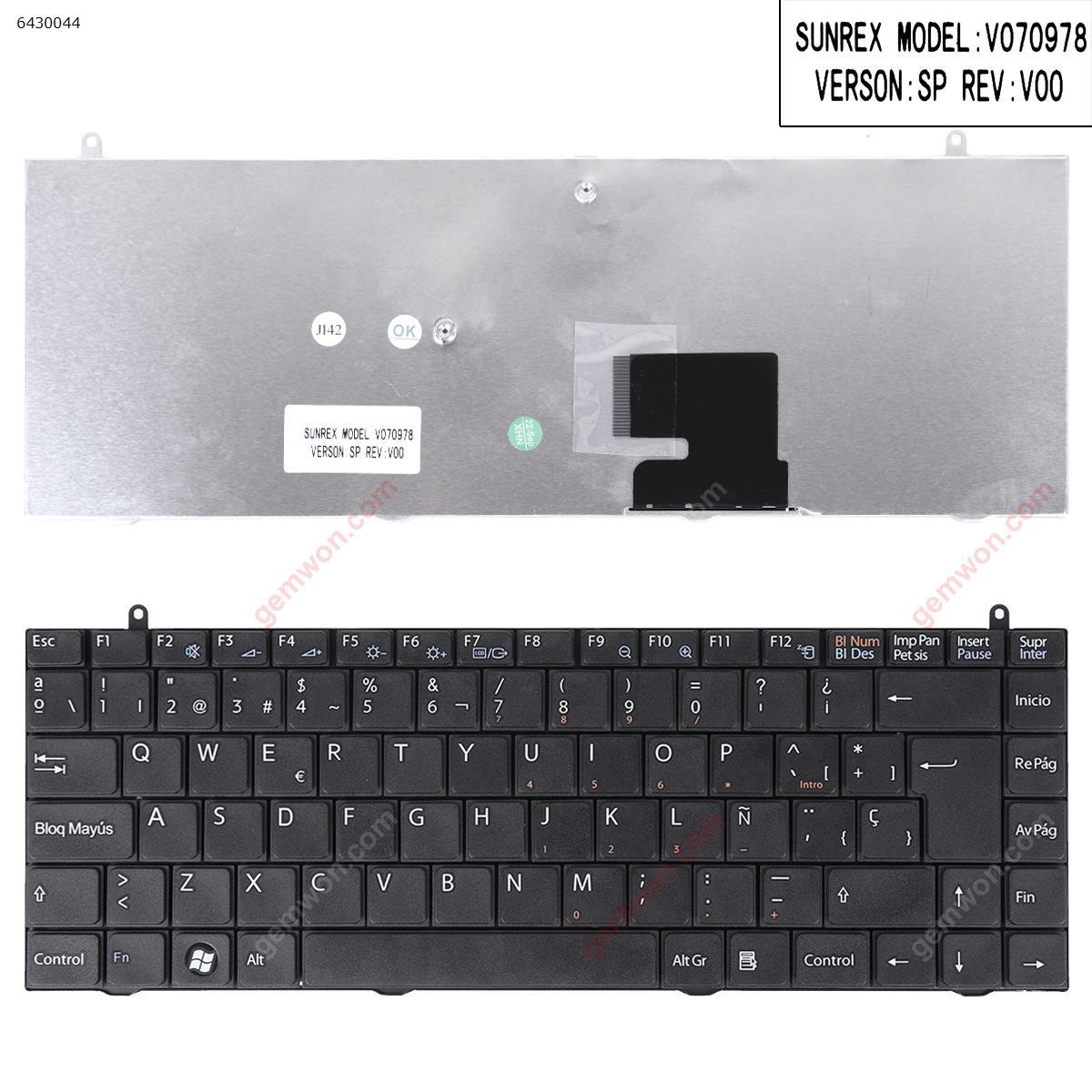 Picture of New Replacement Laptop Keyboard For SONY VGN-FZ BLACK SP Layout