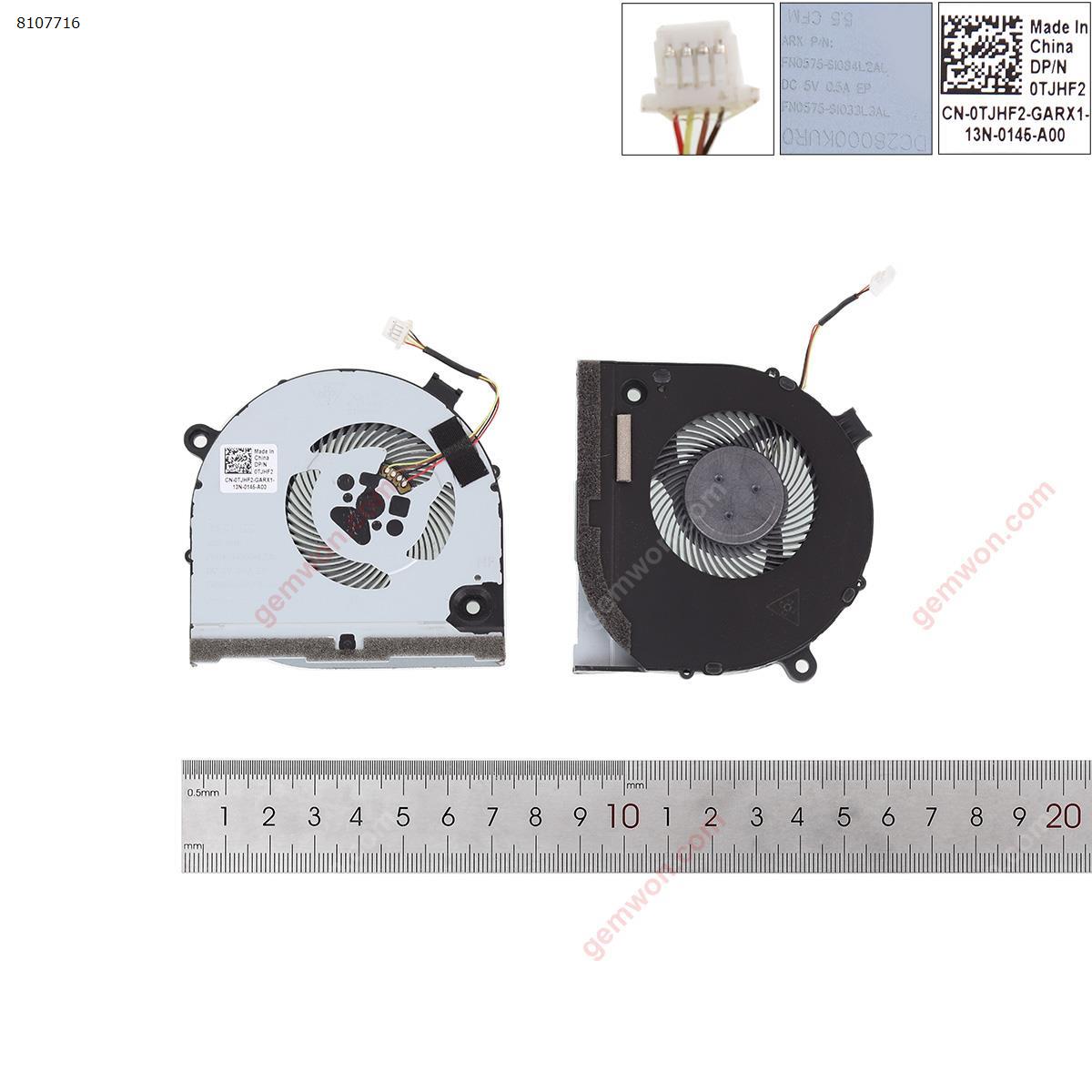 Picture of New Replacement CPU Cooling Fan For DELL G3 G3-3579 G5-5587(For CPU fan,Original,With rust，Version 1） 0TJHF2    DFS481105F20T    DC28000KUF0 Layout