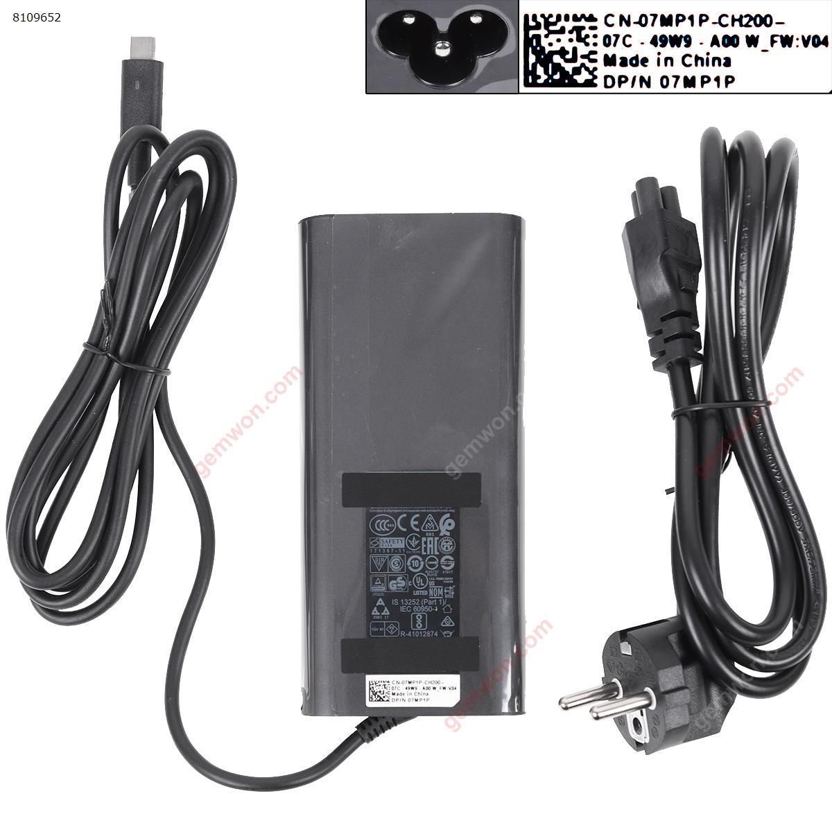 Picture of DELL 20V 6.5A 130W (TYPE-C) (QUALITY：A+)WITH AC LINE PLUG：EU