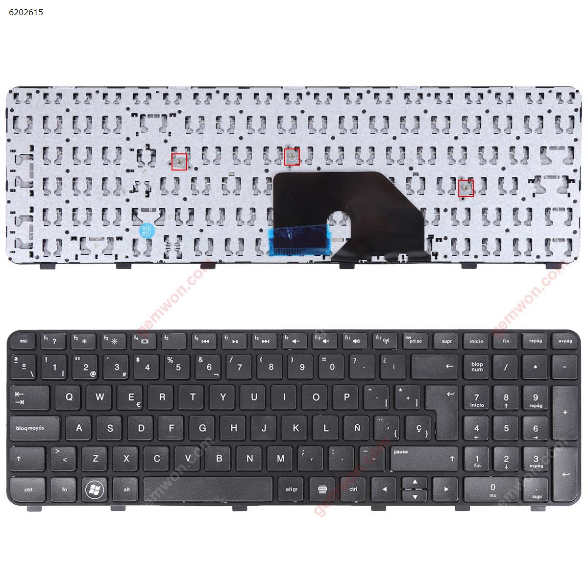 Picture of New Replacement Laptop Keyboard For HP DV6-6000 GLOSSY FRAME BLACK(Reprint) SP Layout
