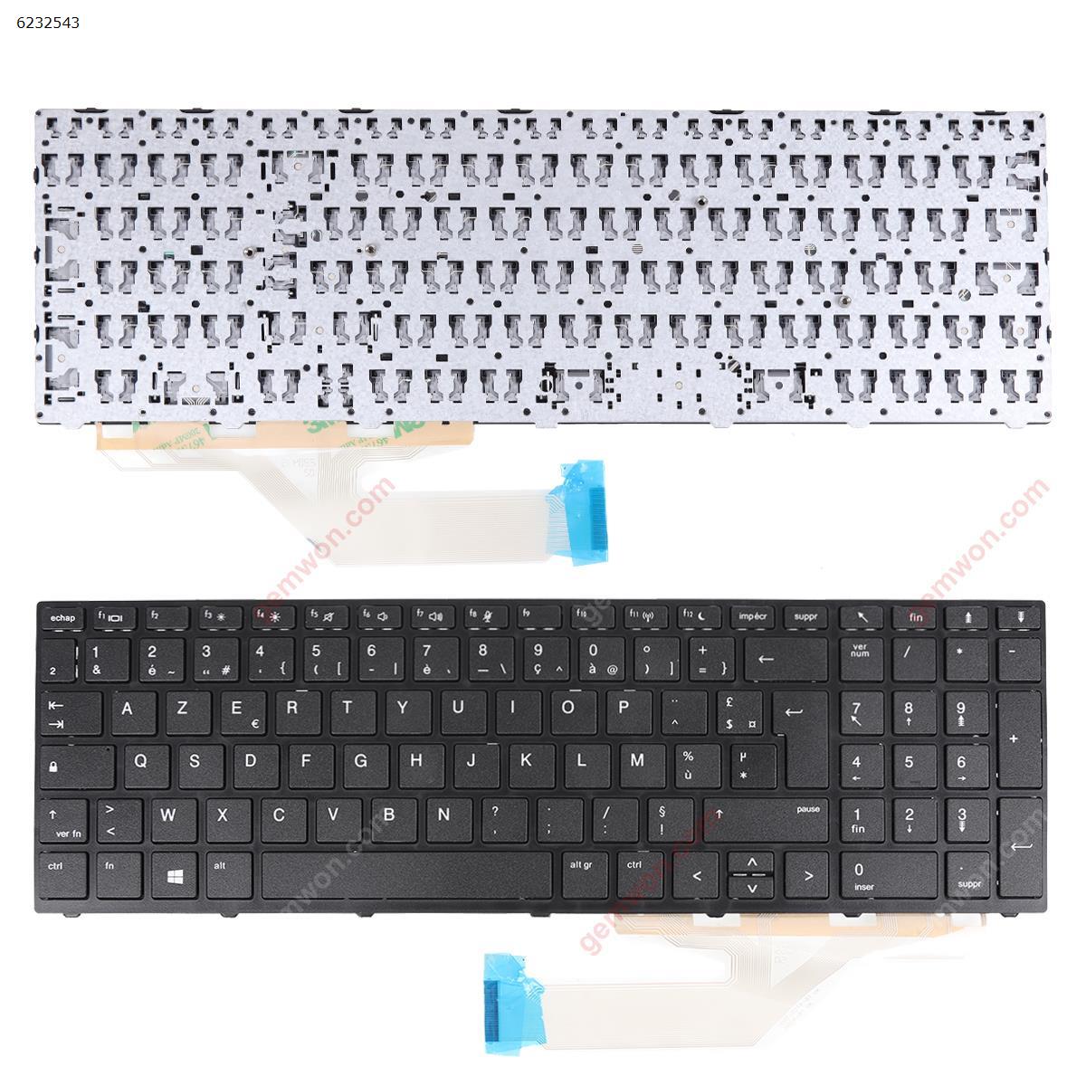 Picture of New Replacement Laptop Keyboard For HP Probook 450 G5 455 G5 470 G5 BLACK FRAME BLACK WIN8 FR Layout