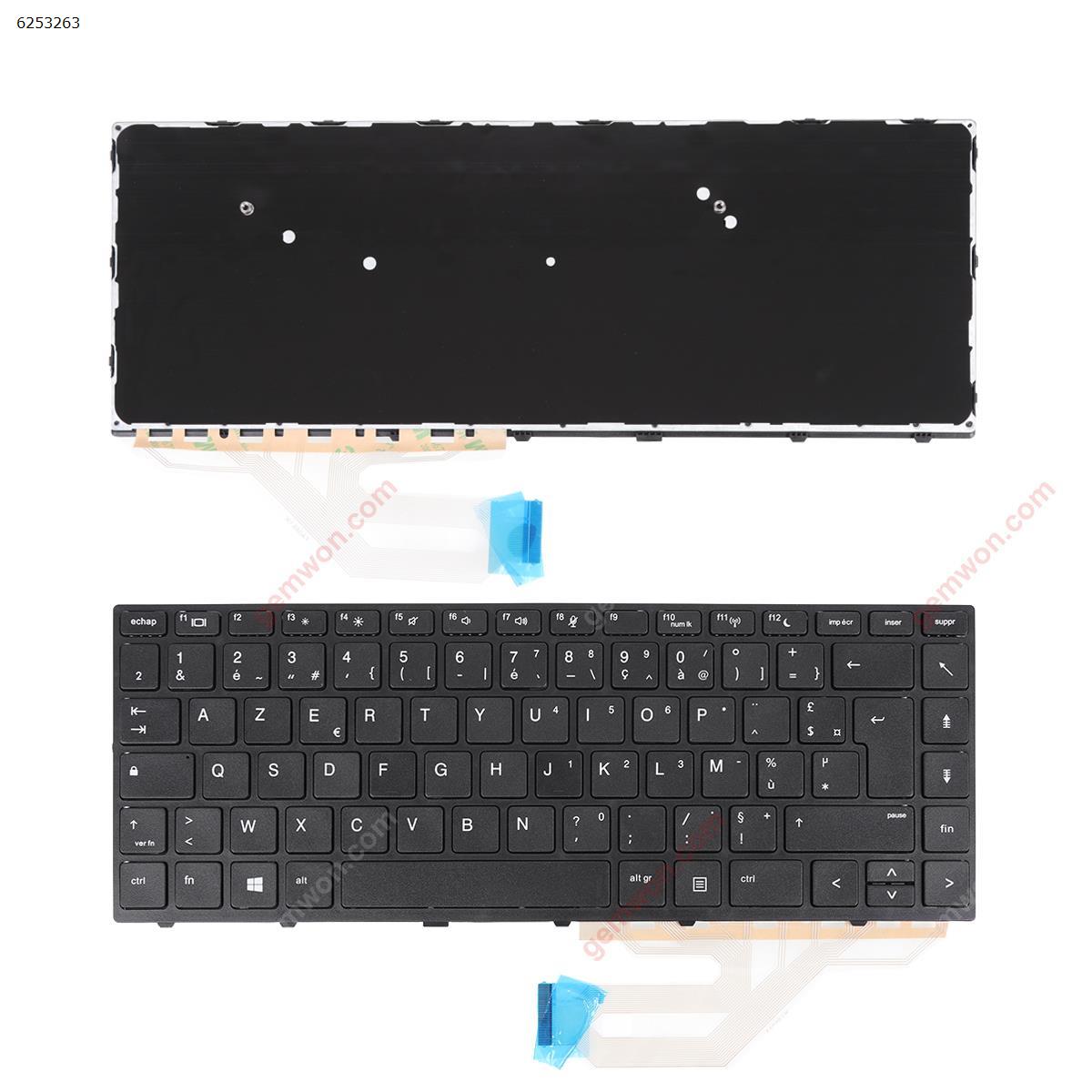 Picture of New Replacement Laptop Keyboard For HP Probook 430 G5 440 G5 445 G5 BLACK FRAME BLACK WIN8 FR Layout