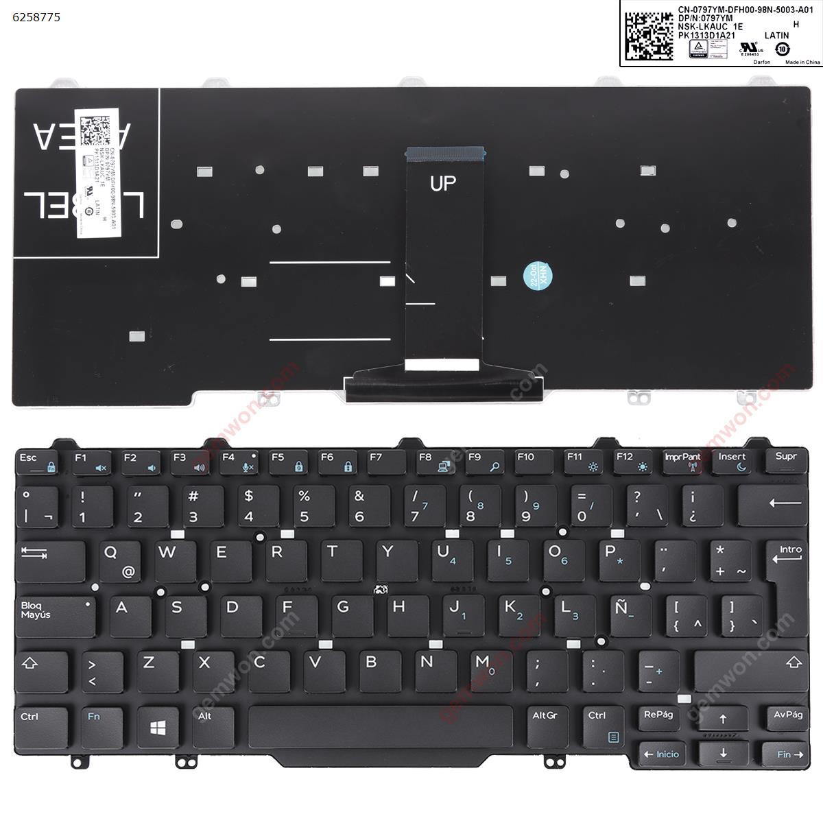 Picture of New Replacement Laptop Keyboard For DELL Latitude 3340 3350 BLACK (Without Frame,For Win8) LA Layout