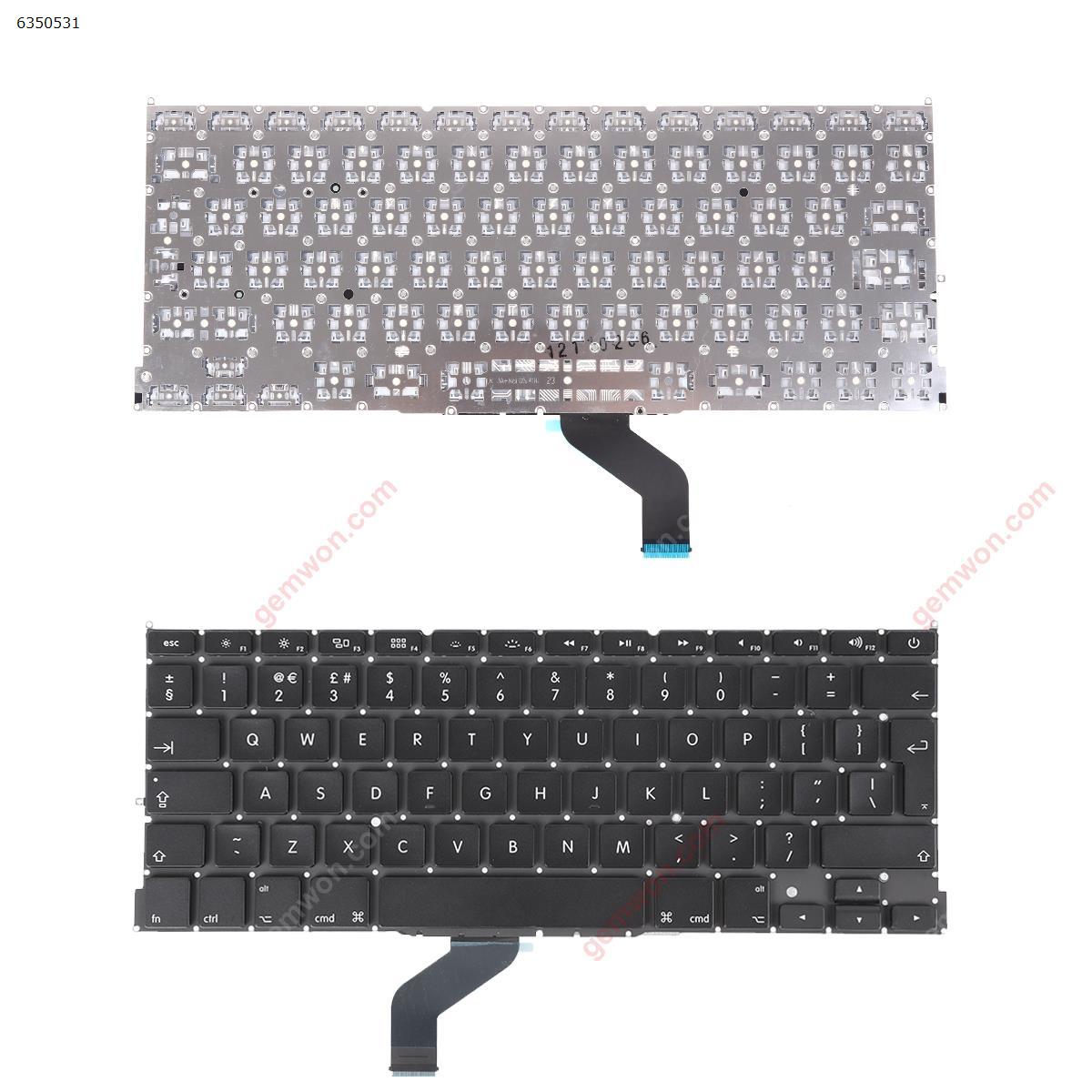 Picture of New Replacement Laptop Keyboard For APPLE Macbook A1425 BLACK(without Backlit) Uk Layout