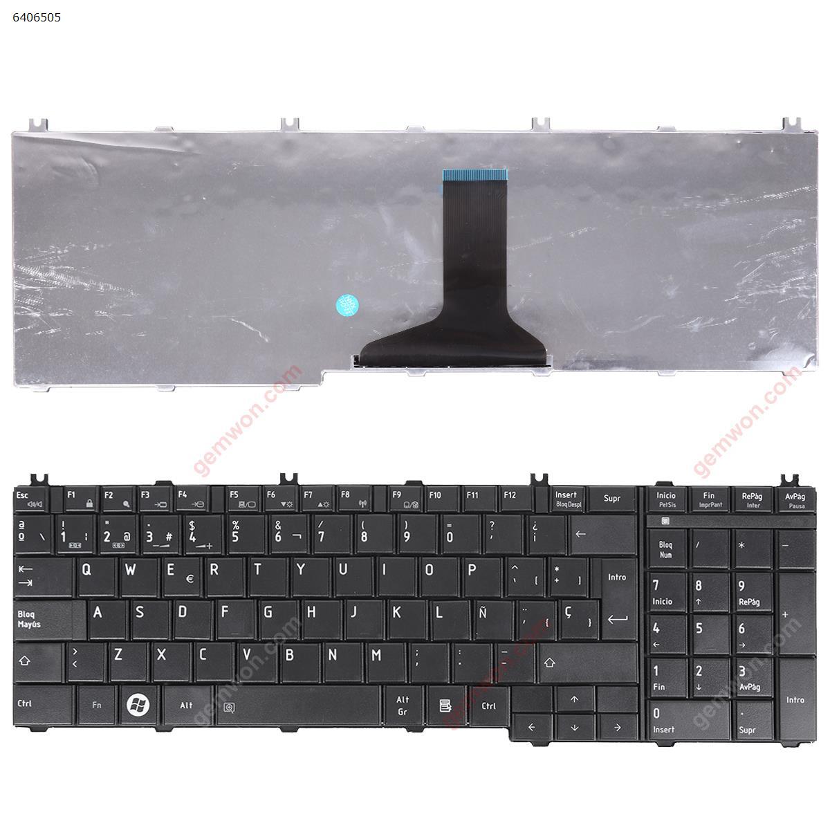 Picture of New Replacement Laptop Keyboard For TOSHIBA Satellite C650 C660 L650 L670 BLACK SP Layout