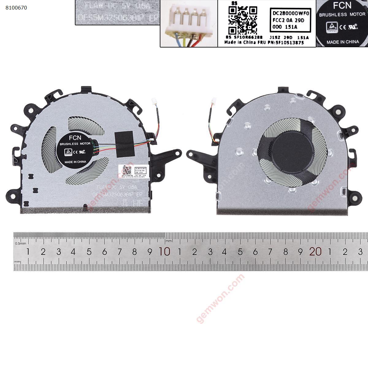 Picture of New Replacement CPU Cooling Fan For LENOVO IDEAPAD S145-15 340C015IWL  V15-IIL ORG FAN. DC28000DWF0 Layout