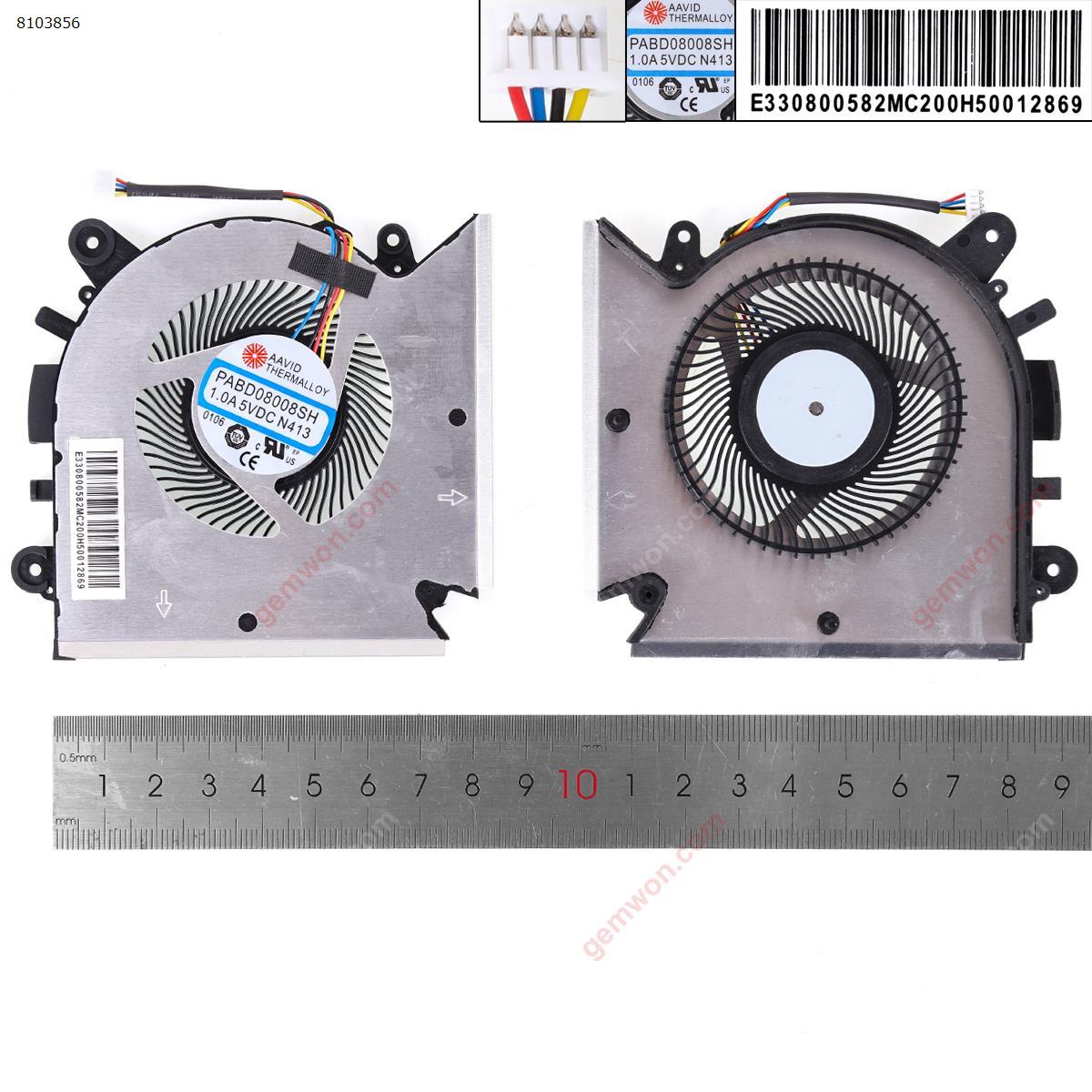 Picture of New Replacement CPU Cooling Fan For MSI GF63 MS-16R1 -16R2 CPU （OEM） N/A Layout