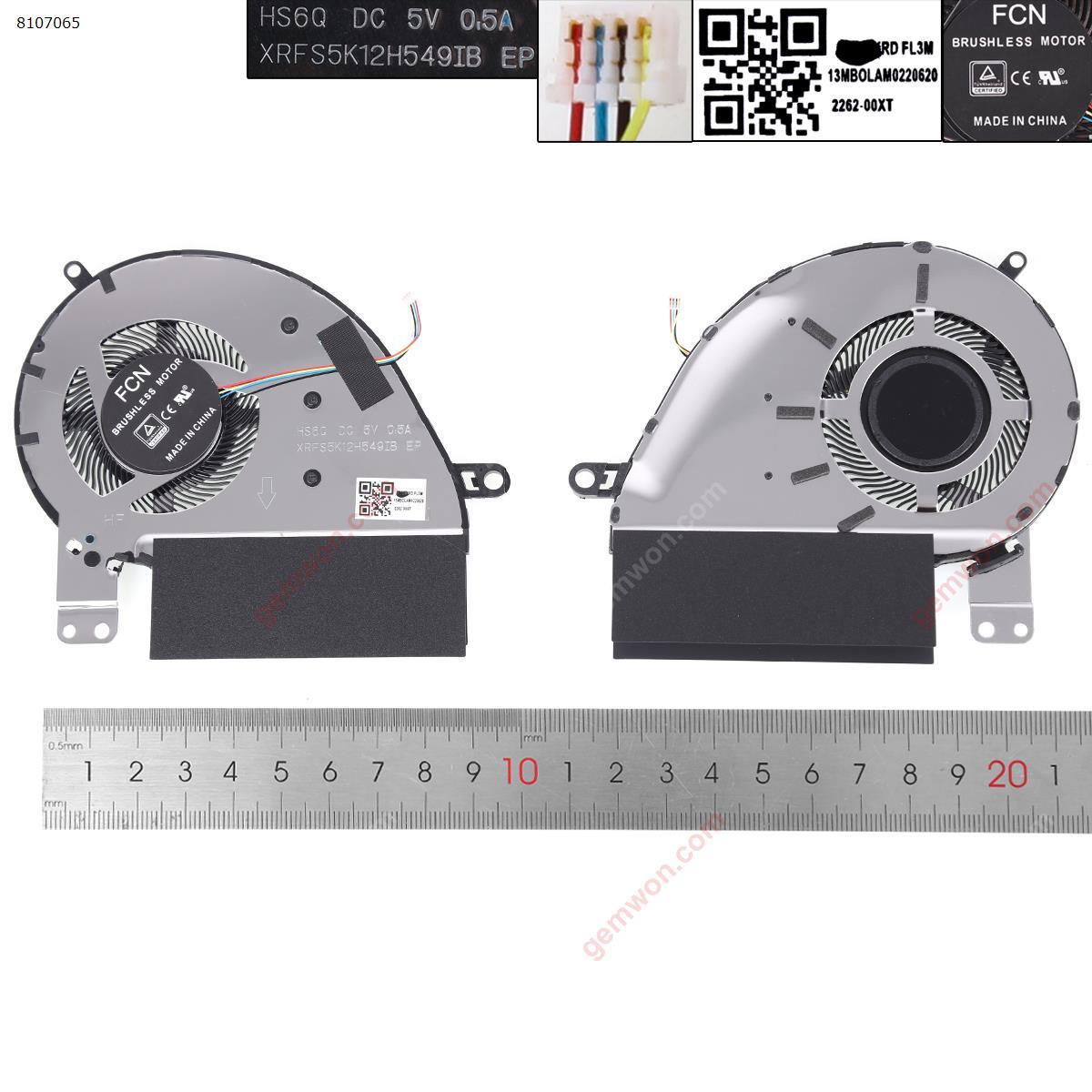 Picture of New Replacement CPU Cooling Fan For ASUS UX333 UX333F FA FN U3300F CPU fan（High copy ）. N/A Layout
