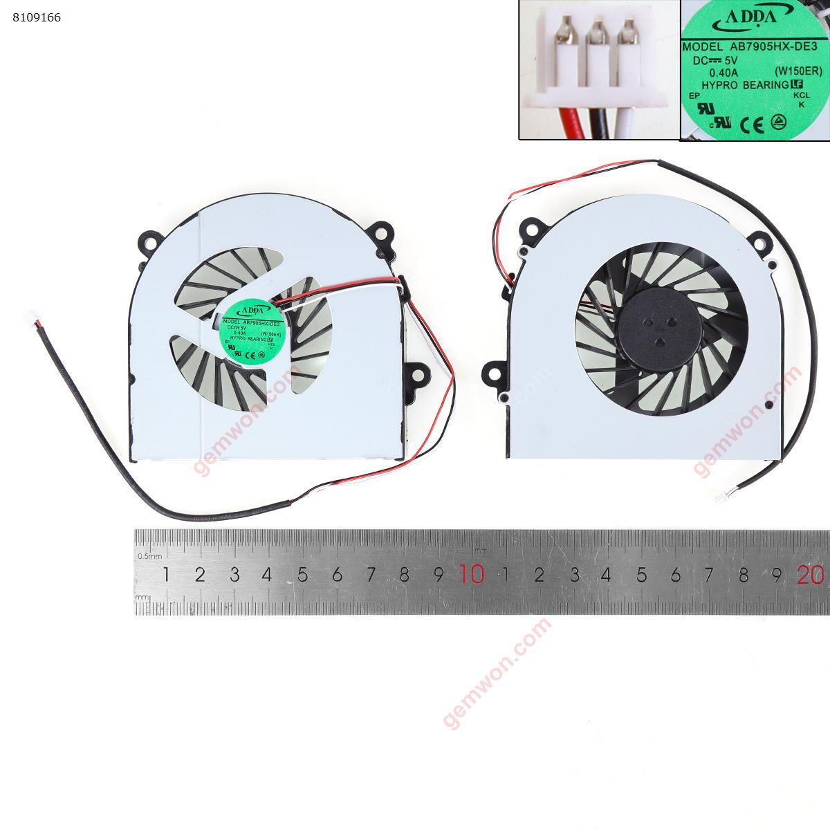 Picture of New Replacement CPU Cooling Fan For CLEVO W150ER W350 W370ET W370/HASEE K590S K660E K650C（High copy） N/A Layout