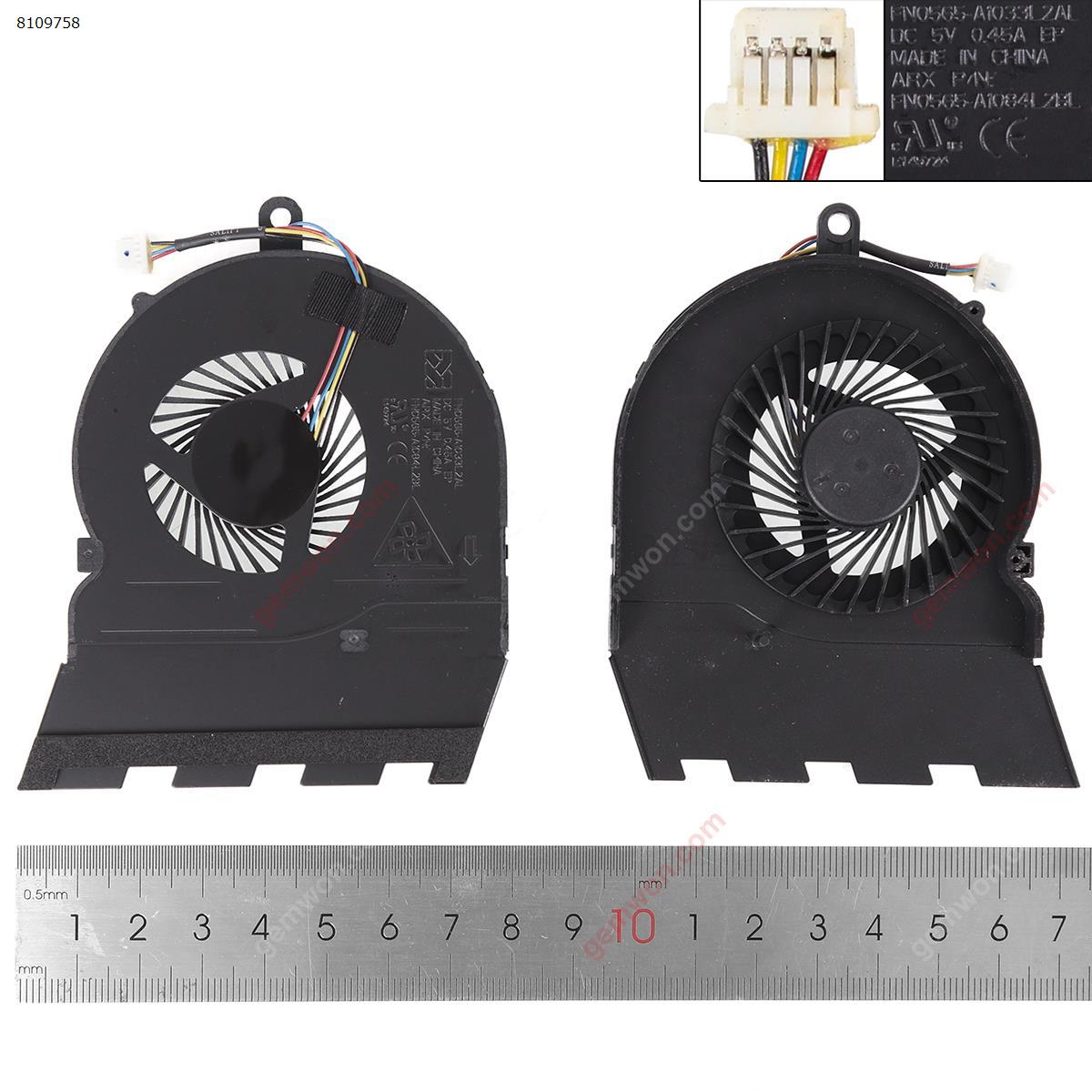 Picture of New Replacement CPU Cooling Fan For DELL Inspiron 15 5565 5567 5767(Integrated graphics,ORG) N/A Layout