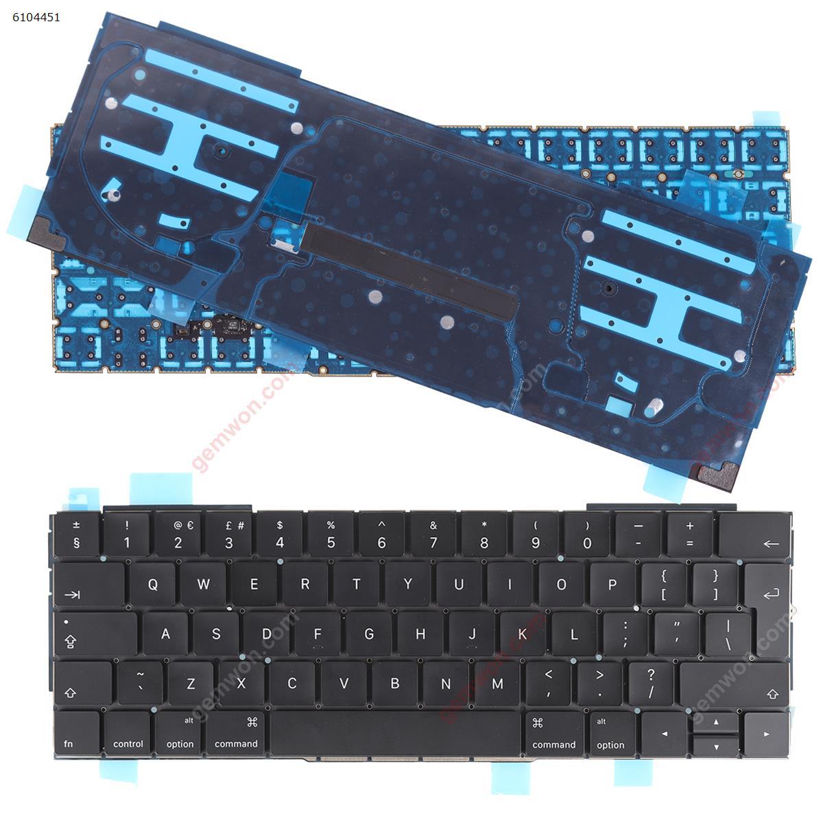 Picture of New Replacement Laptop Keyboard For Apple MacBook Pro 13.3" A1706 Black (With Backlit Board) Uk Layout