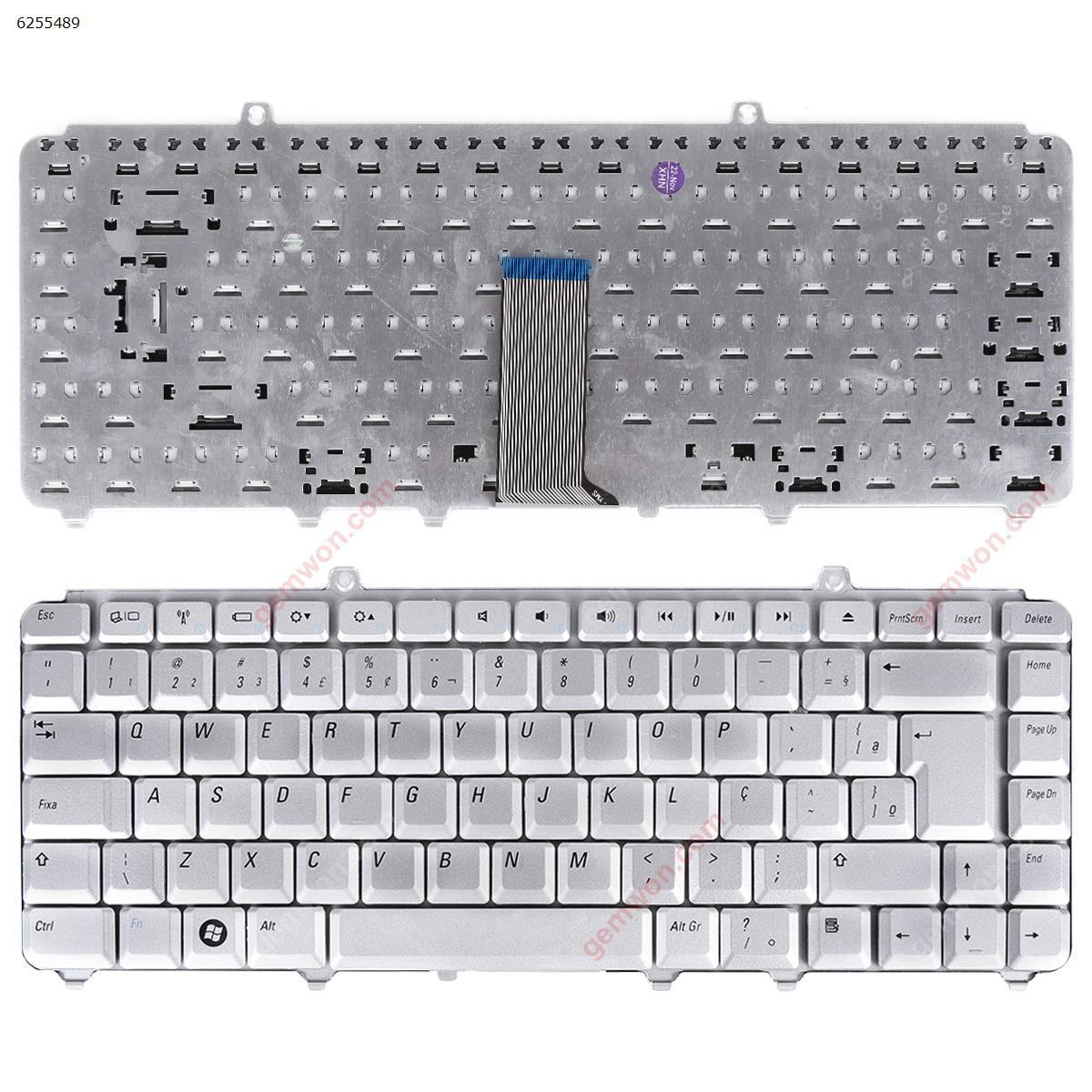 Picture of New Replacement Laptop Keyboard For DELL Inspiron 1420 1520 SILVER BR Layout