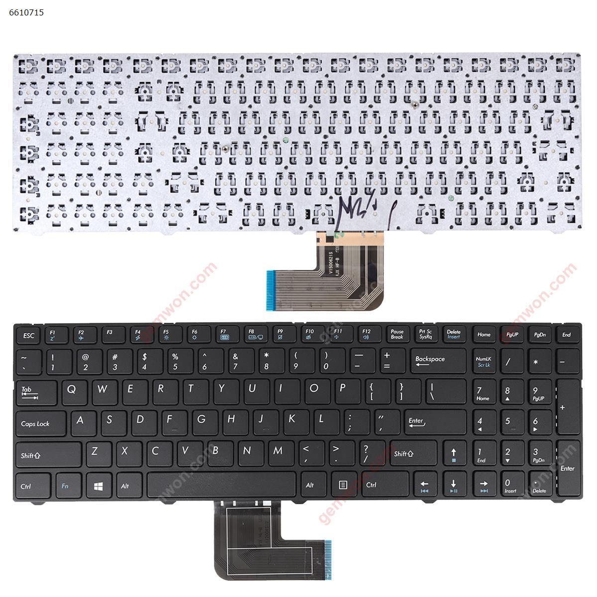 Picture of New Replacement Laptop Keyboard For Medion Akoya E7223 (MP-13A83U4-528) QWERTY US Black (+ Frame) US Layout