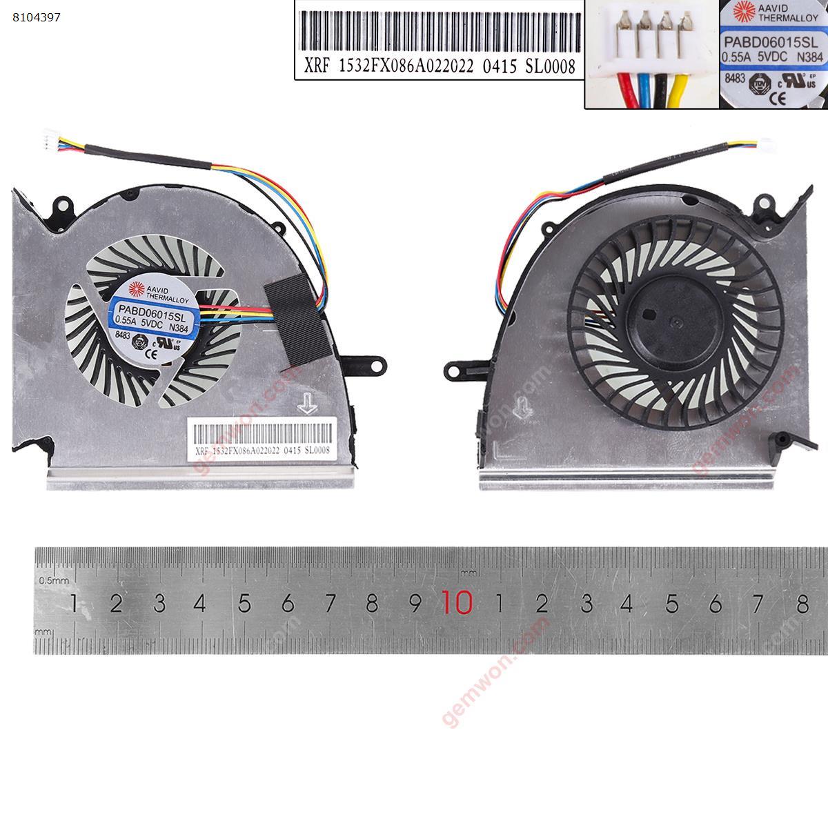 Picture of New Replacement CPU Cooling Fan For MSI GE75 GP75 GL75 WE75 VR MS-17E2/E4/E5/E7（High copy，GPU） N/A Layout