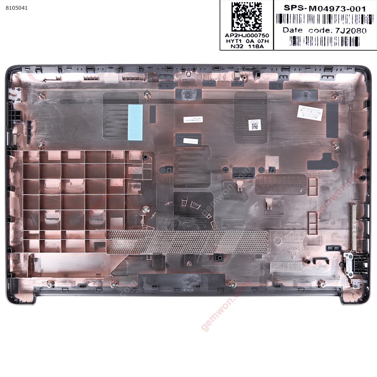 Picture of New Replacement Laptop Cover For Hp 250 G7 15T-DB 15-DA 15-DB 15-DR TPN-C135/C136 Casing Case Base Cover Grey.